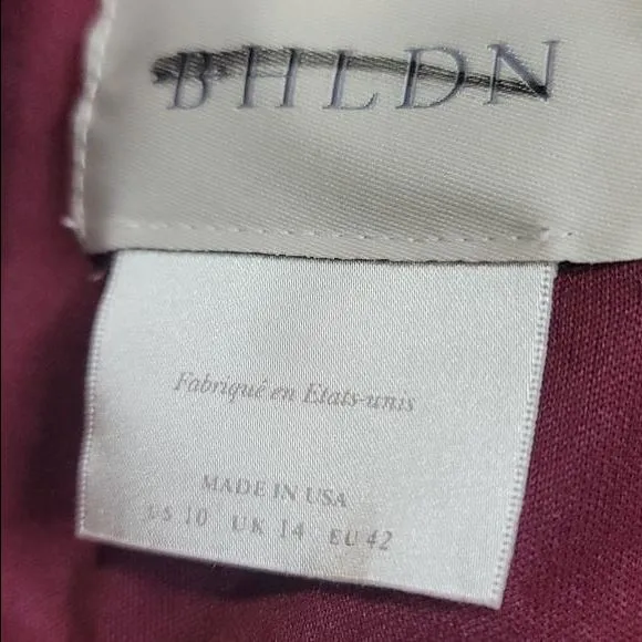 Bhldn Ara Dress size 10 Burgundy Whatnot Buy Sell Go Live