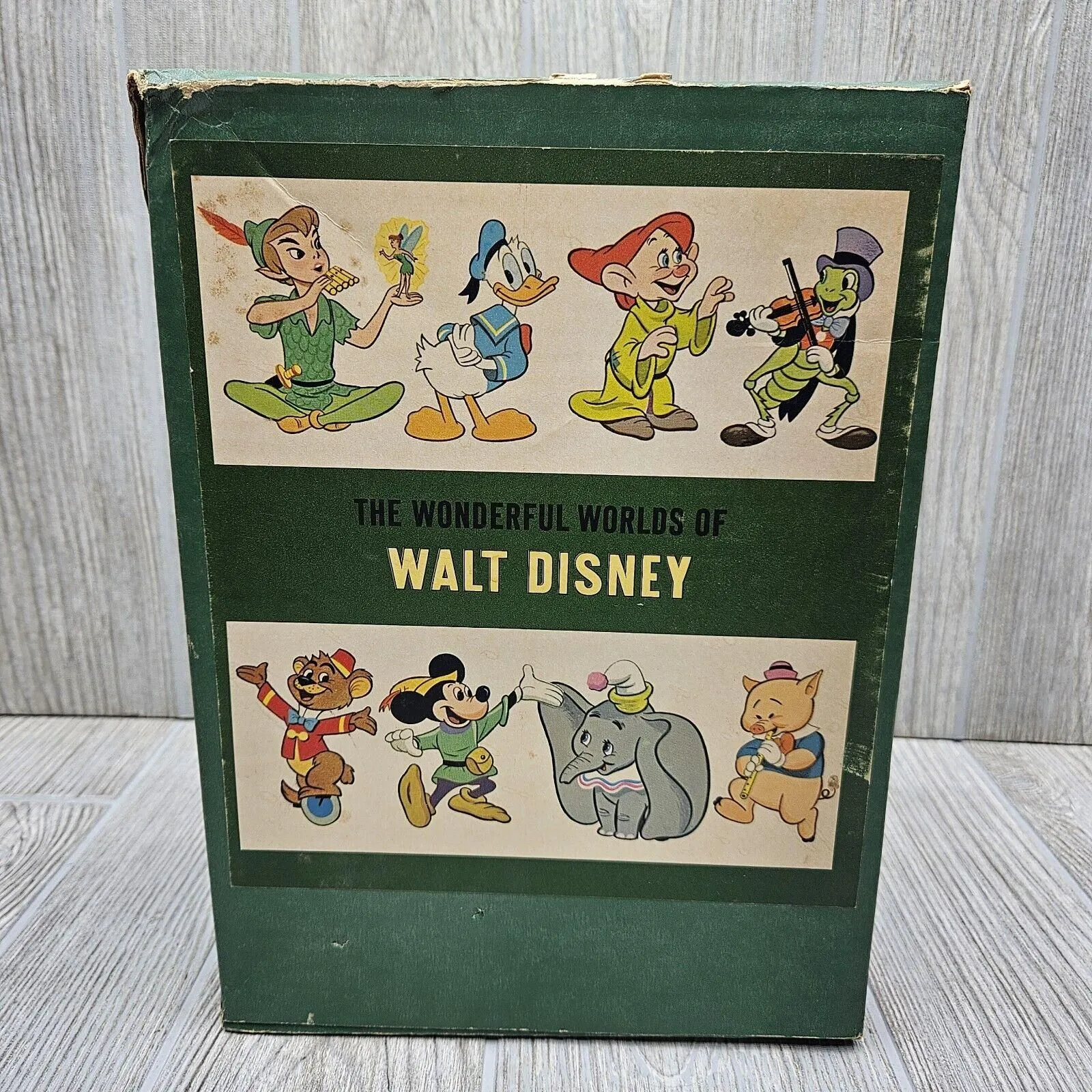 The Wonderful Worlds of Walt Disney 4 Hardcover Book Box Set