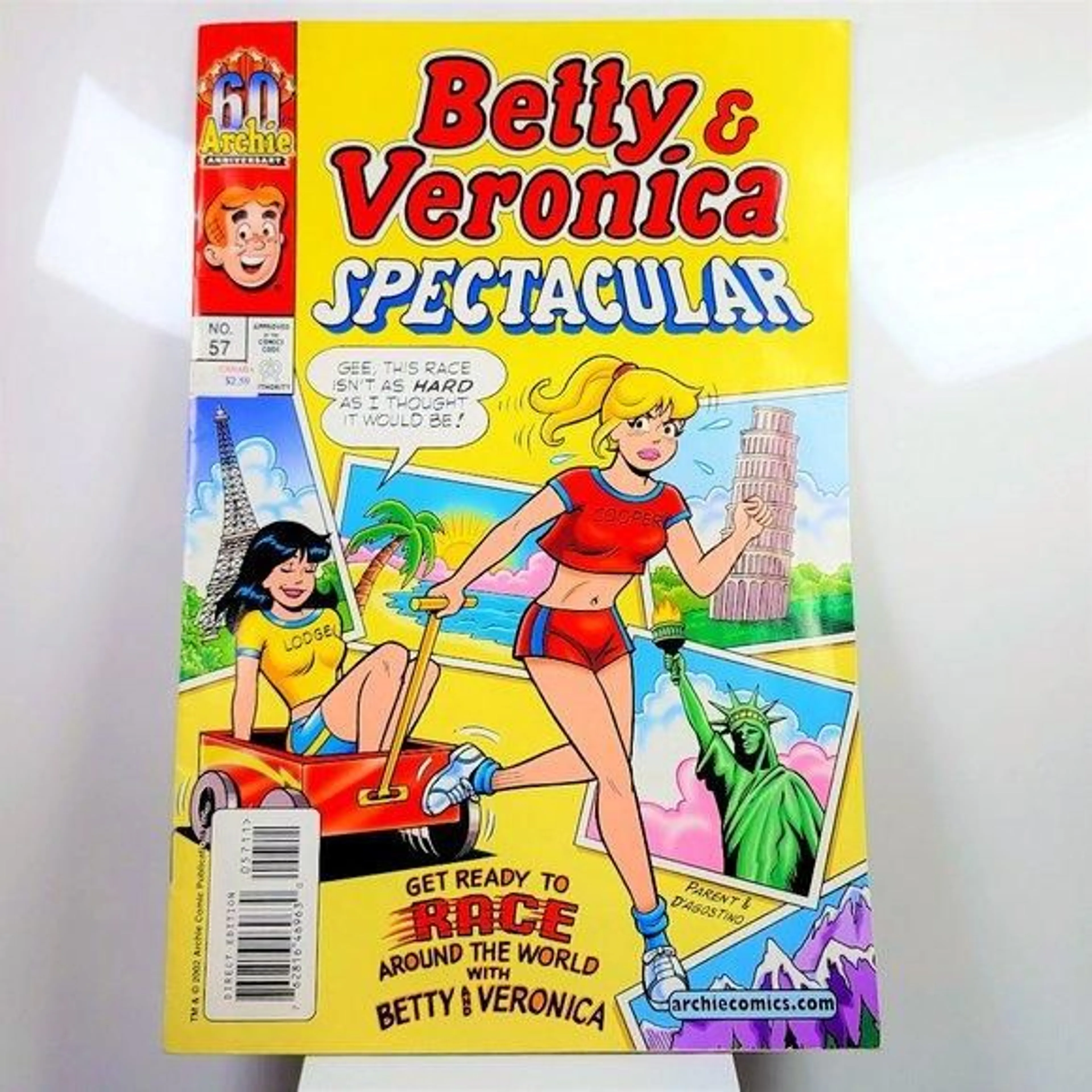 Betty deals Veronica Spectacular comic