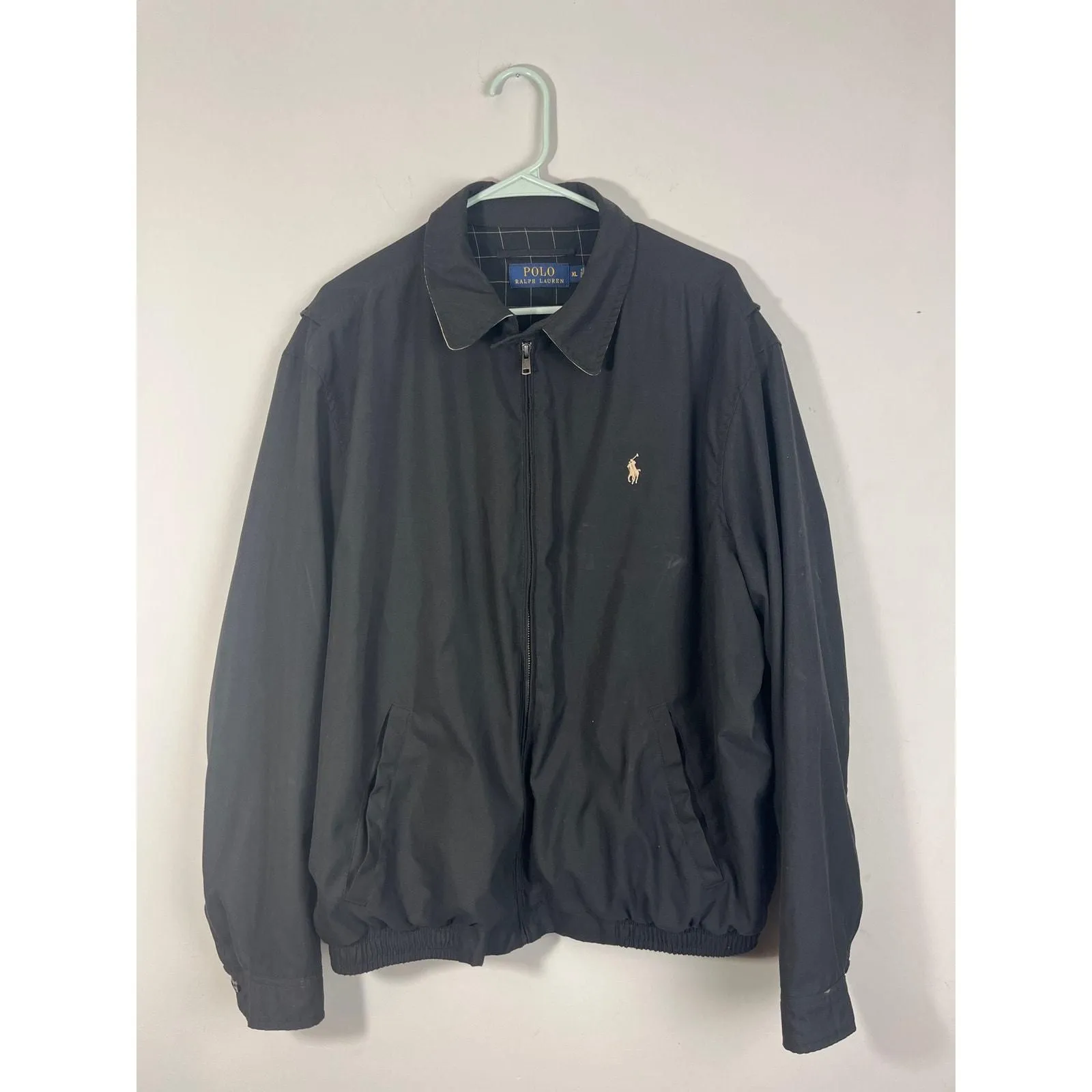 Vintage polo harrington jacket sales