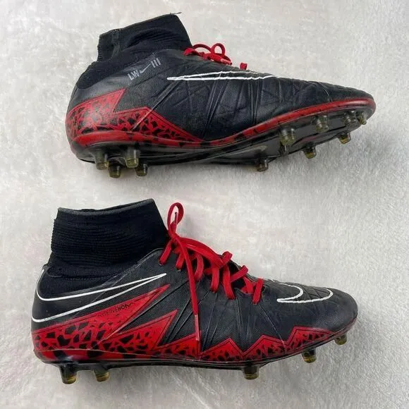 Nike hypervenom 2 red and black on sale