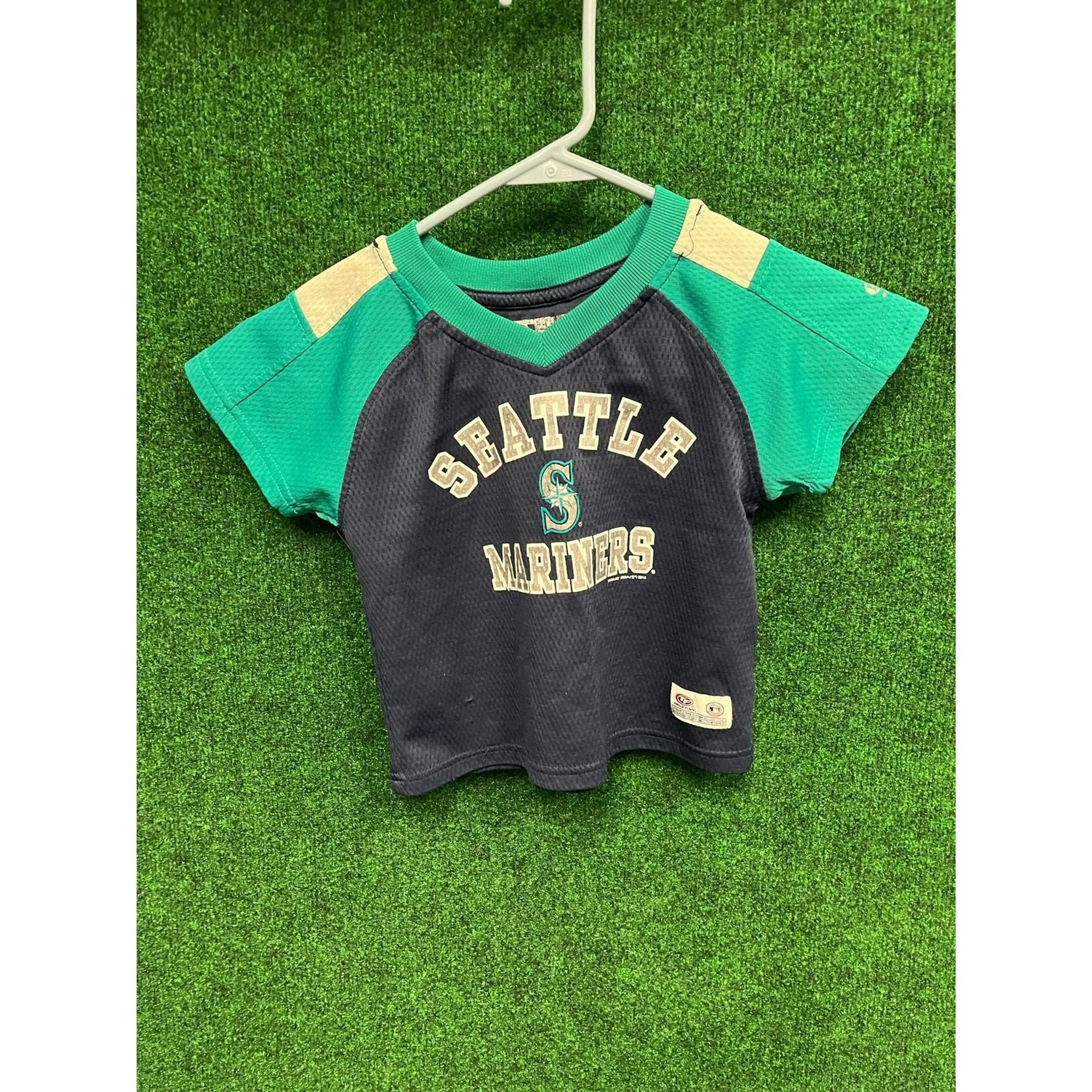 2T Toddler/Youth Seattle Mariners Vintage Blue u0026 Green Jersey Unisex ·  Whatnot: Buy