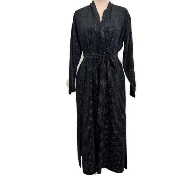 NWT Eileen Fisher Petite Morse Code Maxi Kimono Duster Robe Cardigan Size PP PS Whatnot Buy Sell Go Live