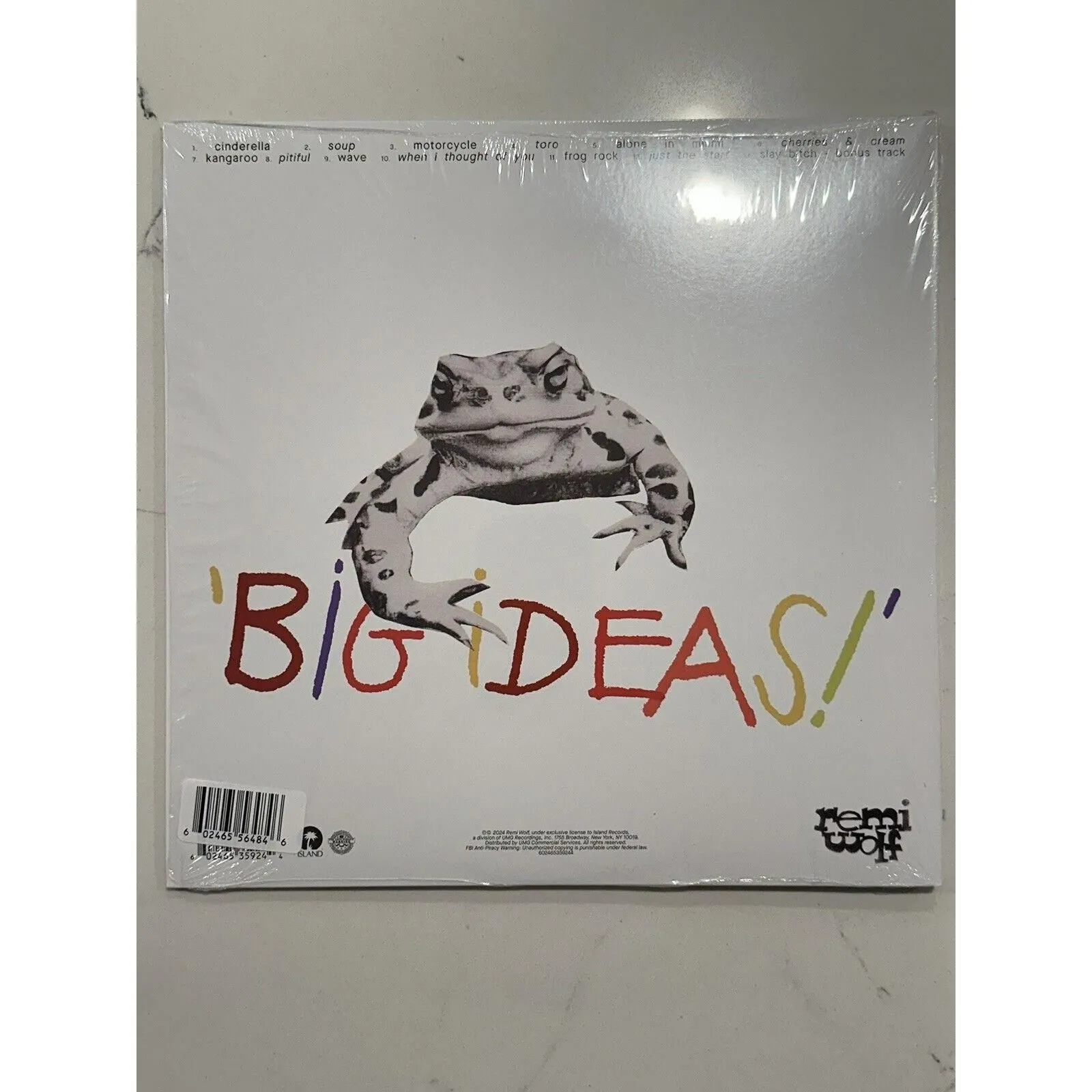 Remi Wolf - Big Ideas Baby Blue color vinyl LP record w