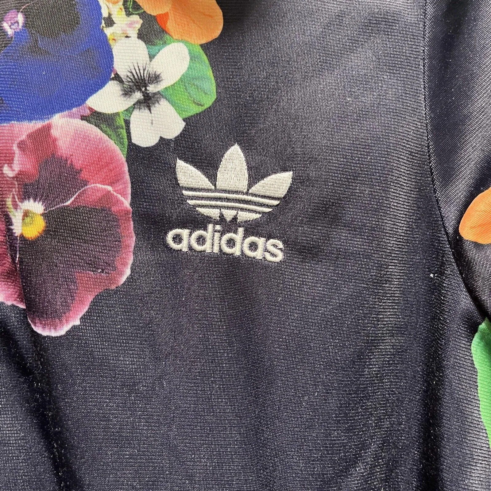 Adidas Originals RARE DISCONTINUED Firebird Floral Burst Zip