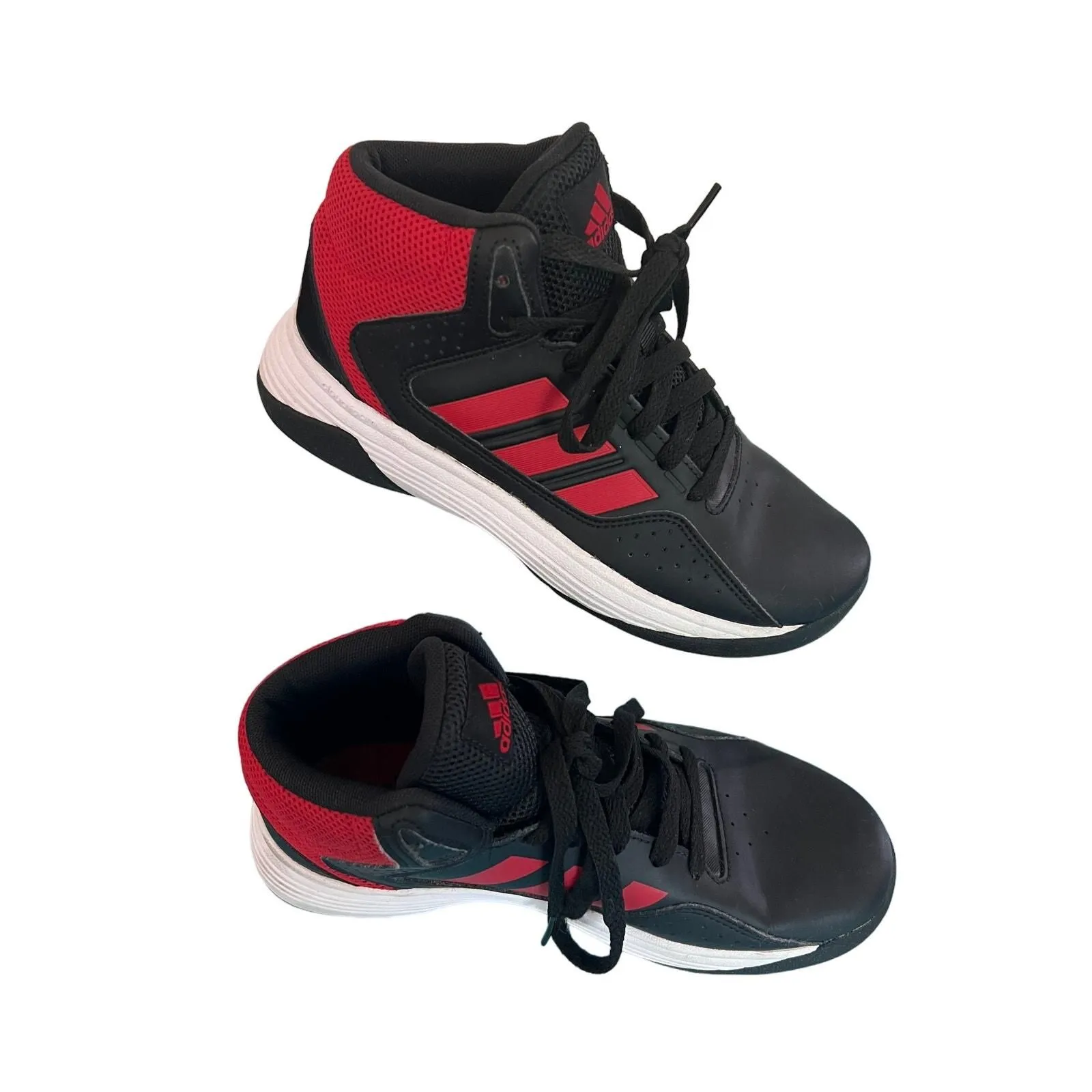 Adidas cloudfoam Ilation Mid Shoes Black Red Size 4 Whatnot Buy Sell Go Live