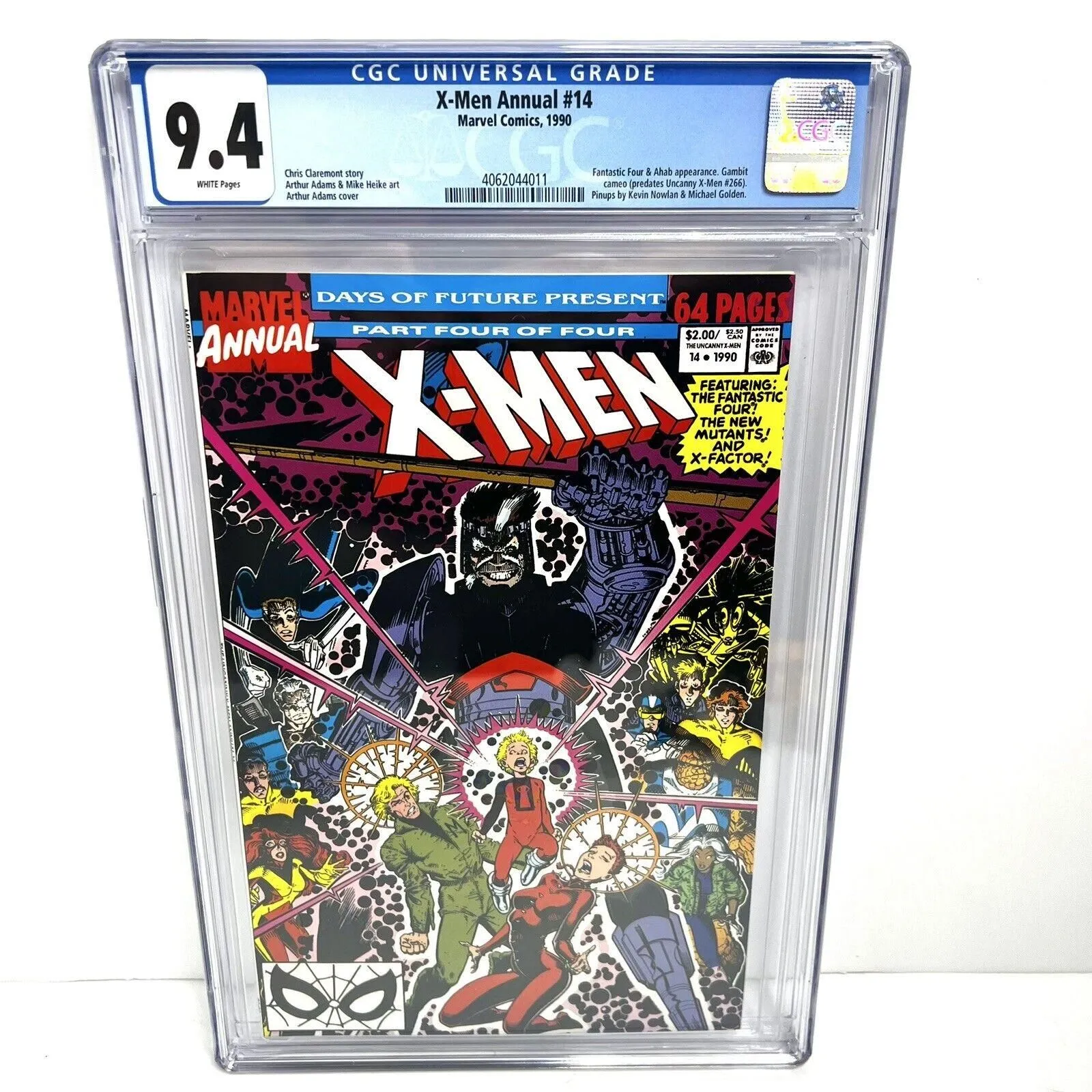 X-MEN ANNUAL #14 - CGC-9.4 retailer - 1st Gambit - Art Adams, Fantastic Four, Pin-ups