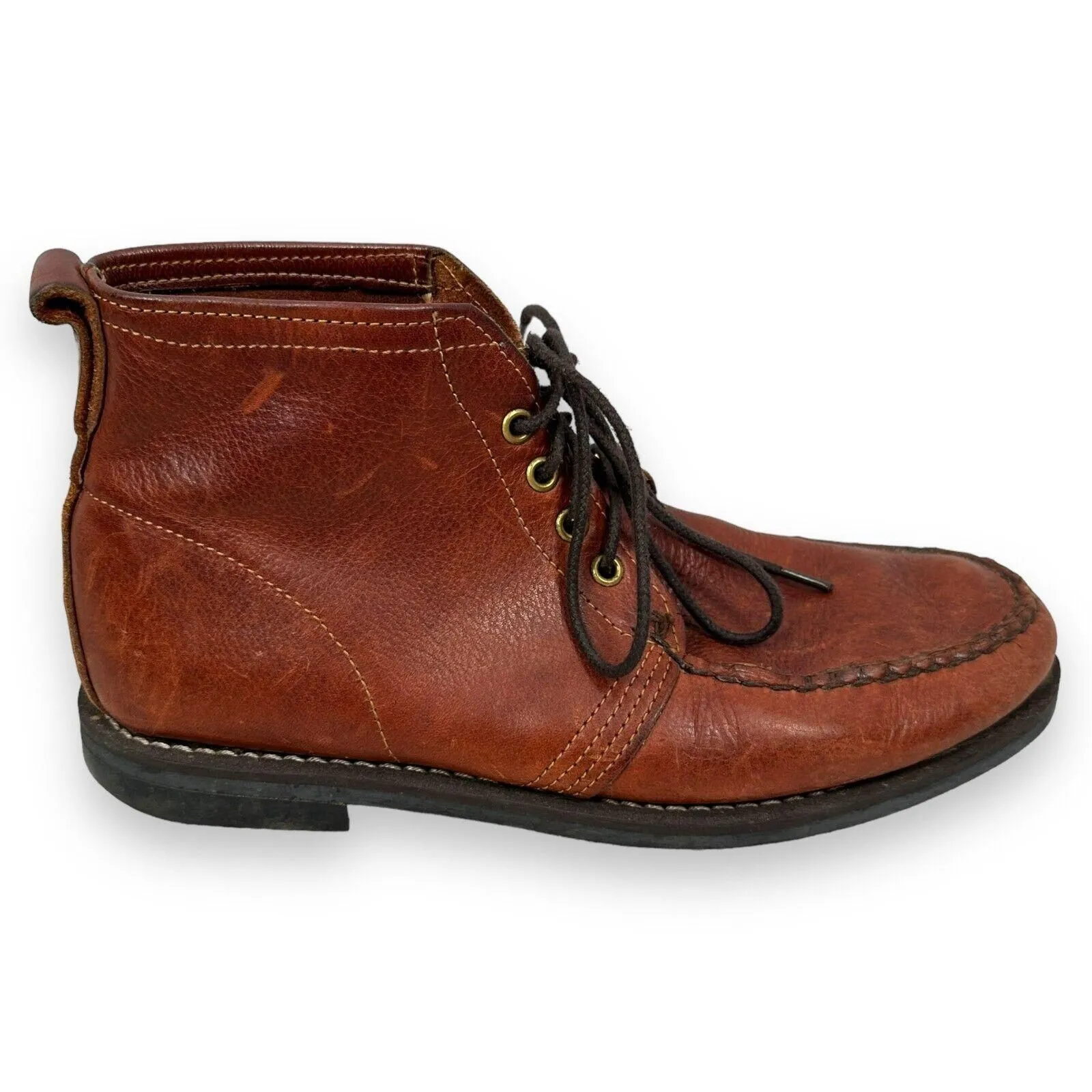 Gokey Sauvage Hiker Hiking Chukka Boots Men s US 8 Brown Leather Hunting READ Whatnot Buy Sell Go Live