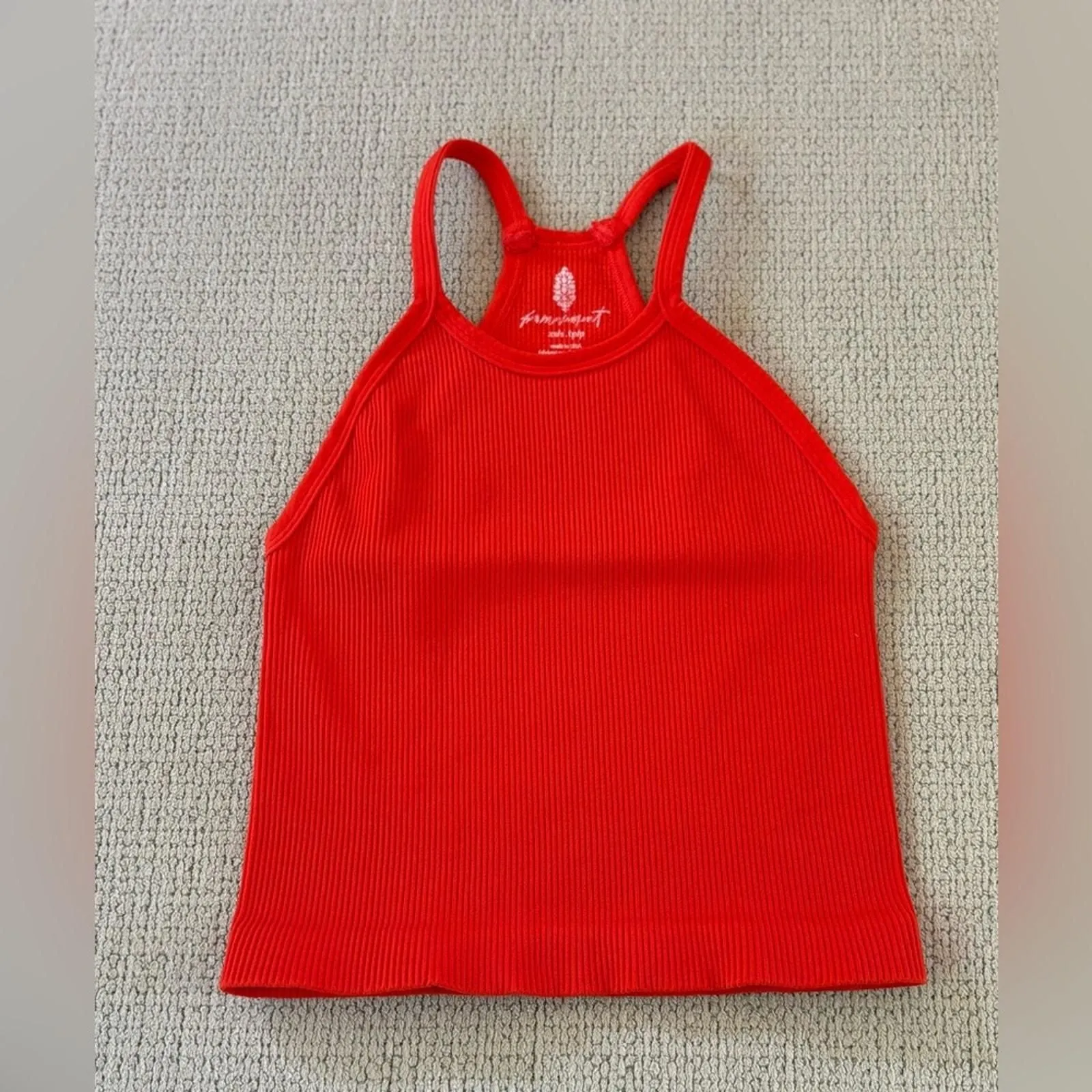 Free People Happiness Runs Long Crop Tank XS S Whatnot Buy Sell Go Live