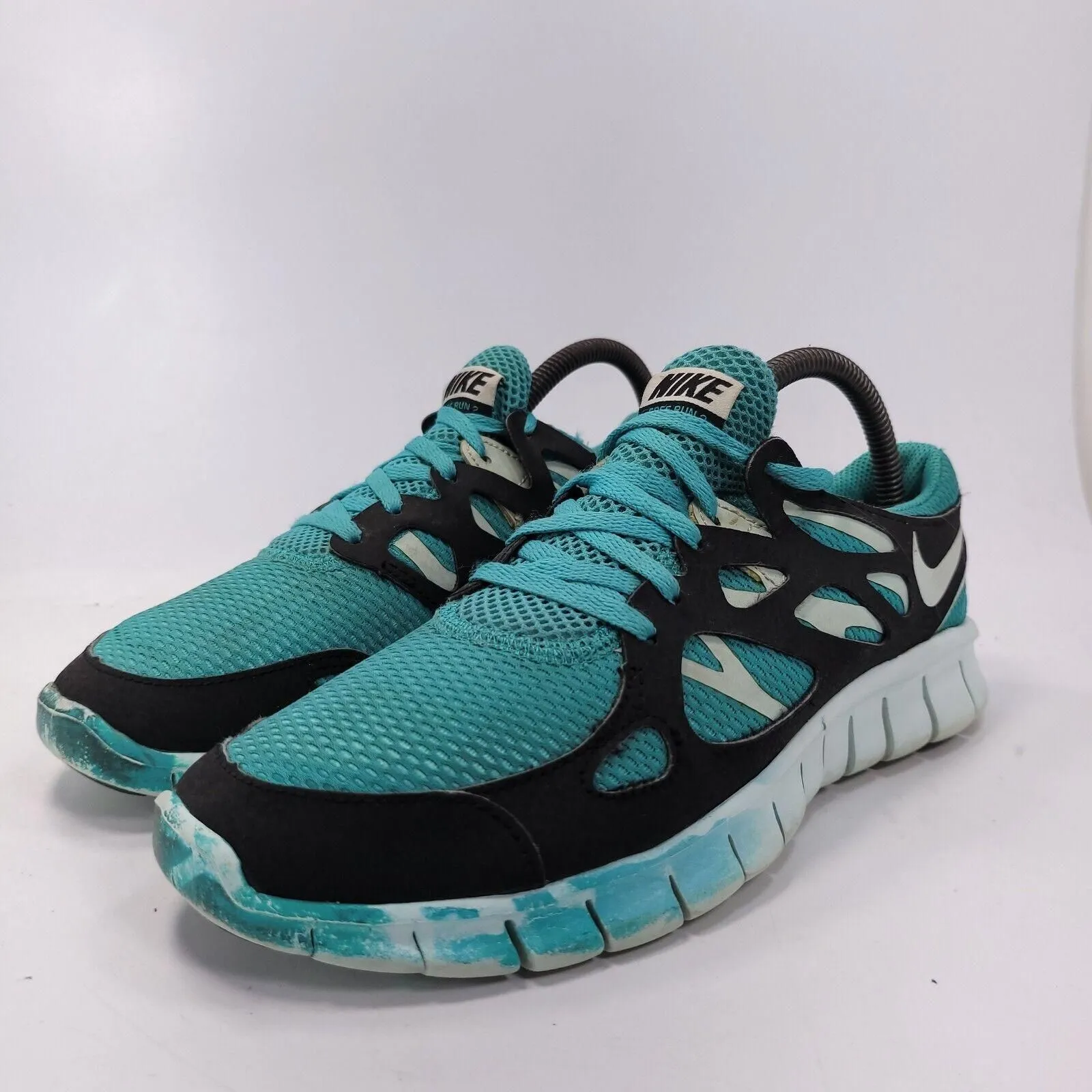 Nike Free Run 2 Athletic Lace Up Shoe Womens Size 8.5 536746 300 Blue Black Whatnot Buy Sell Go Live