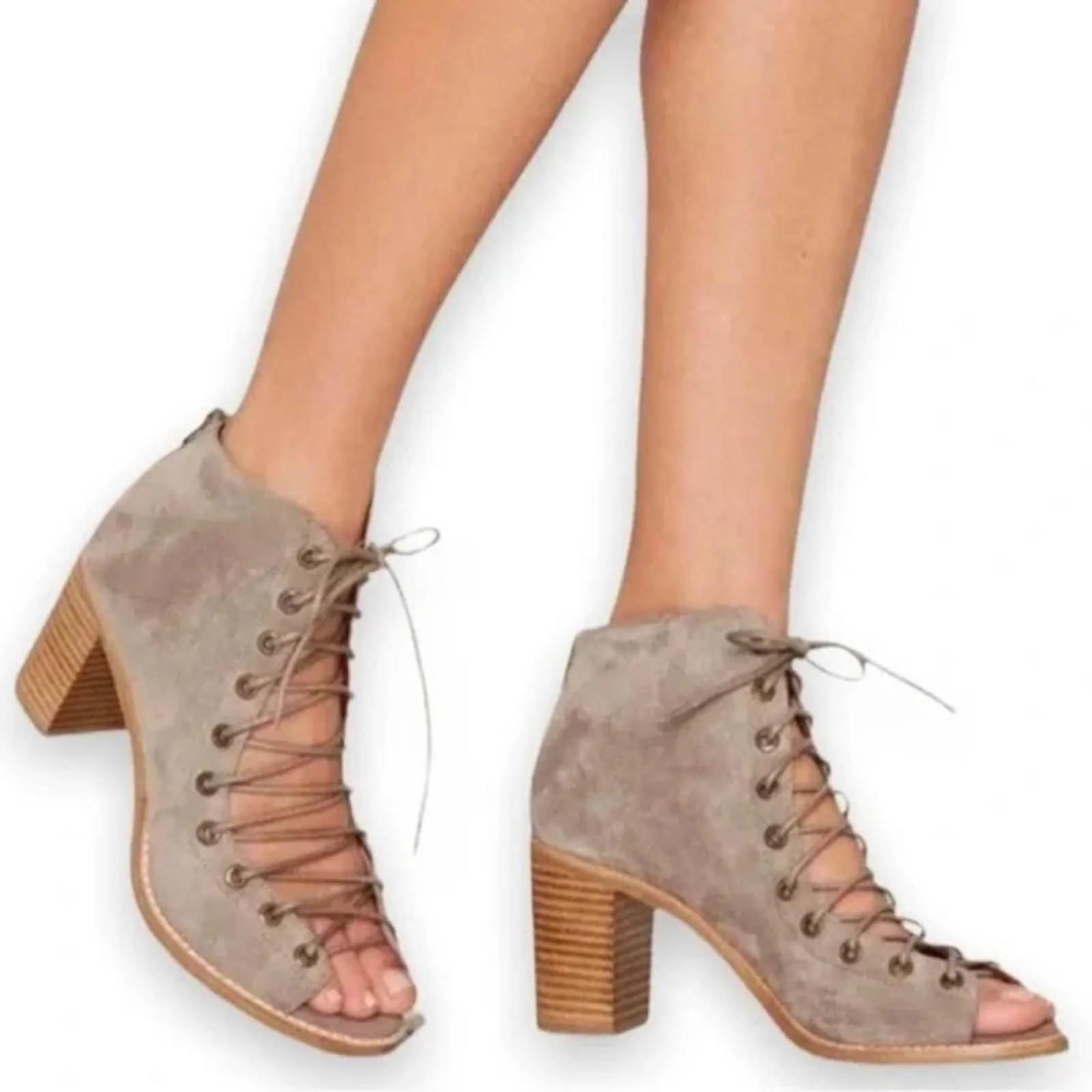 Jeffrey campbell cors peep toe booties sales