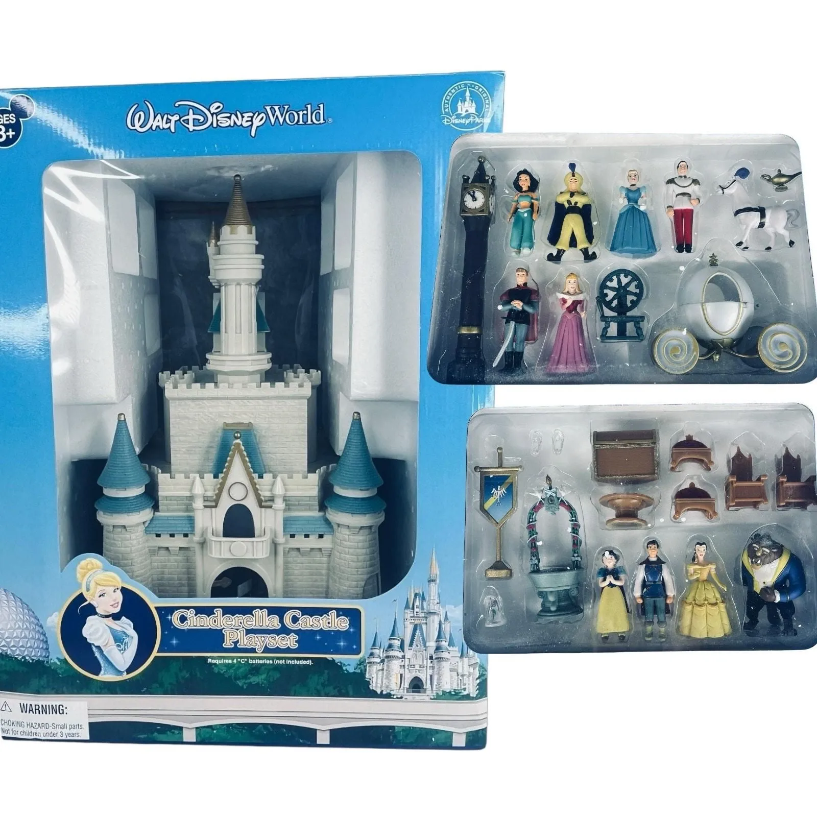 NEW Disney World CASTLE PLAYSET Cinderella Princess Friends