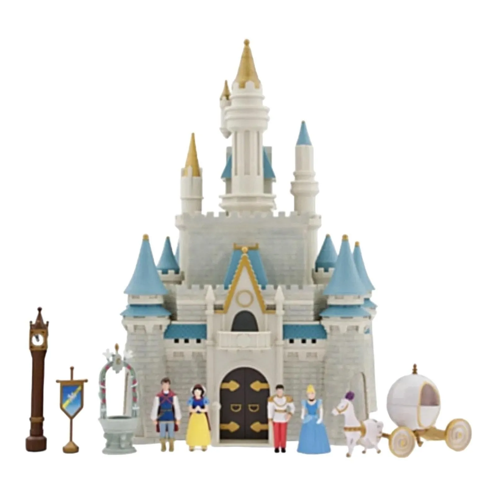その他 Disney World of English Playset NEW Disney World CASTLE PLAYSET Cinderella Princess Friends