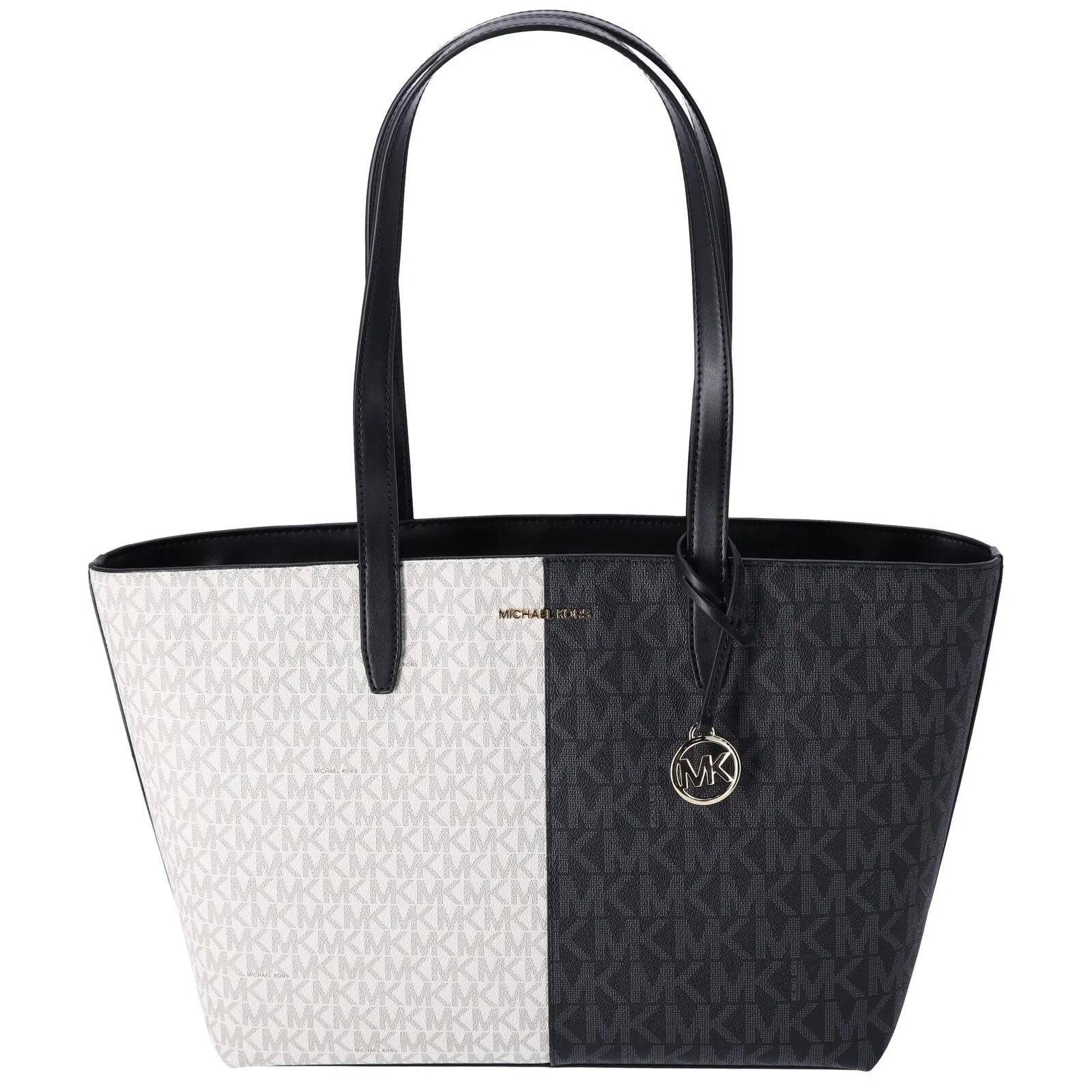 Michael Kors Jet Set Travel Medium Zip Top Tote Black Multi MK Signature Whatnot Kaufen verkaufen und auf Sendung gehen