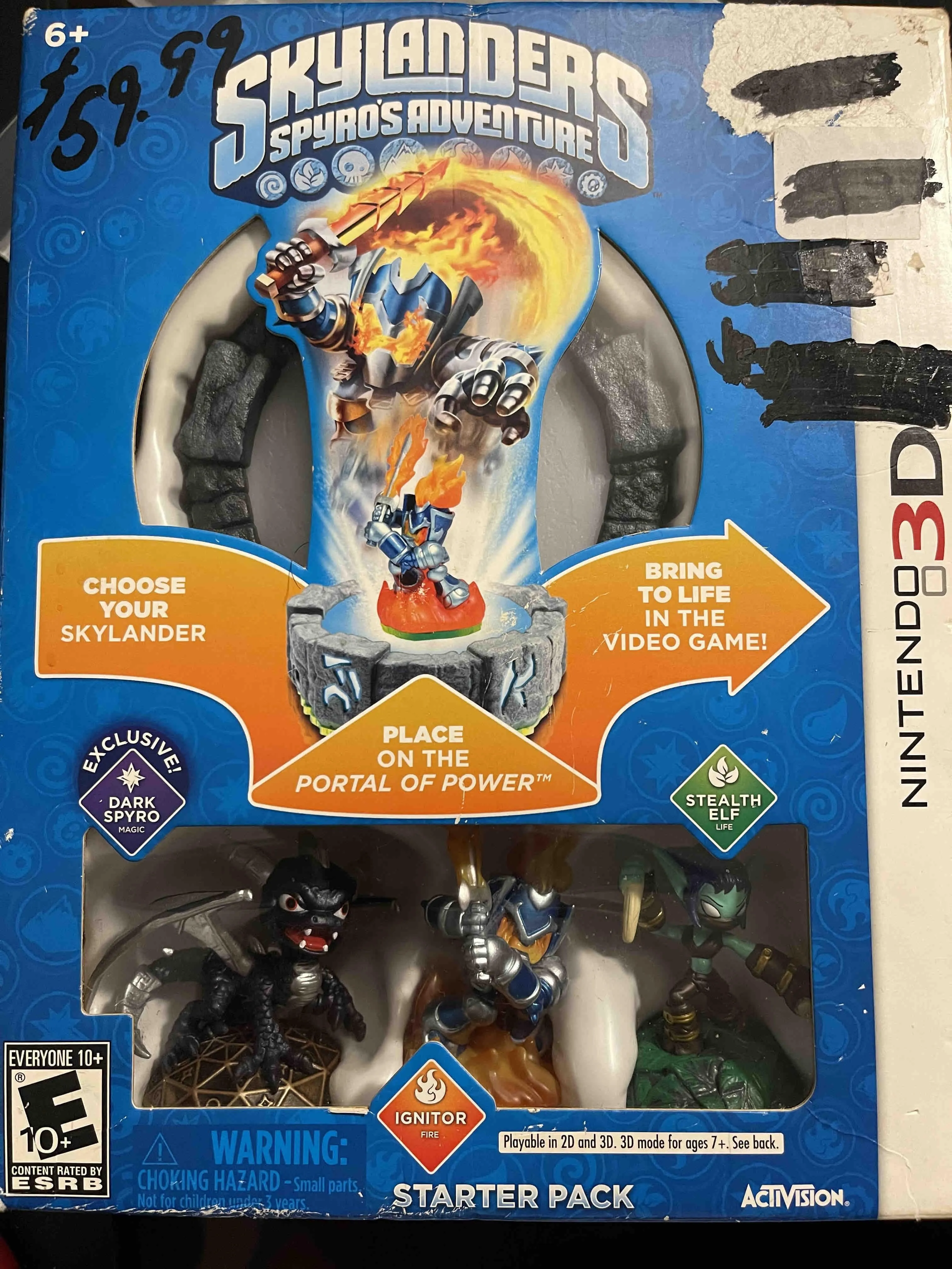 3DS★SKYLANDER'S SPYRO'S ADVENTURE New 3DS Spyros Adventure Complete Game Skylanders Nintendo