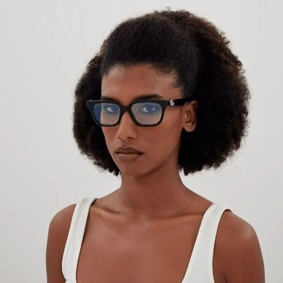 NEW Gucci GG1536O 001 Black Square Women Eyeglasses GG 1536O