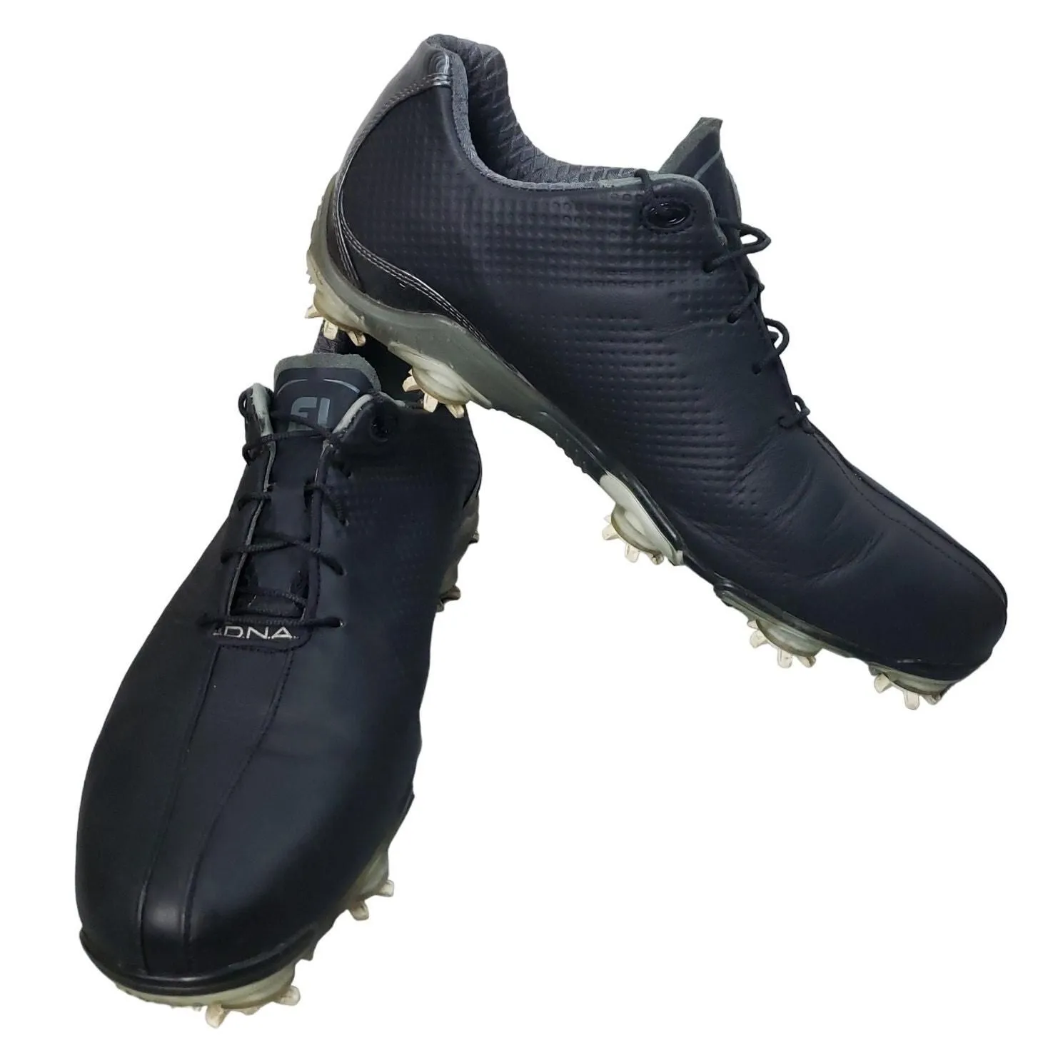 FootJoy Men s DNA Helix Golf Shoe Cleats 11M Black Opti Flex Leather 53318 EUC Whatnot Buy Sell Go Live