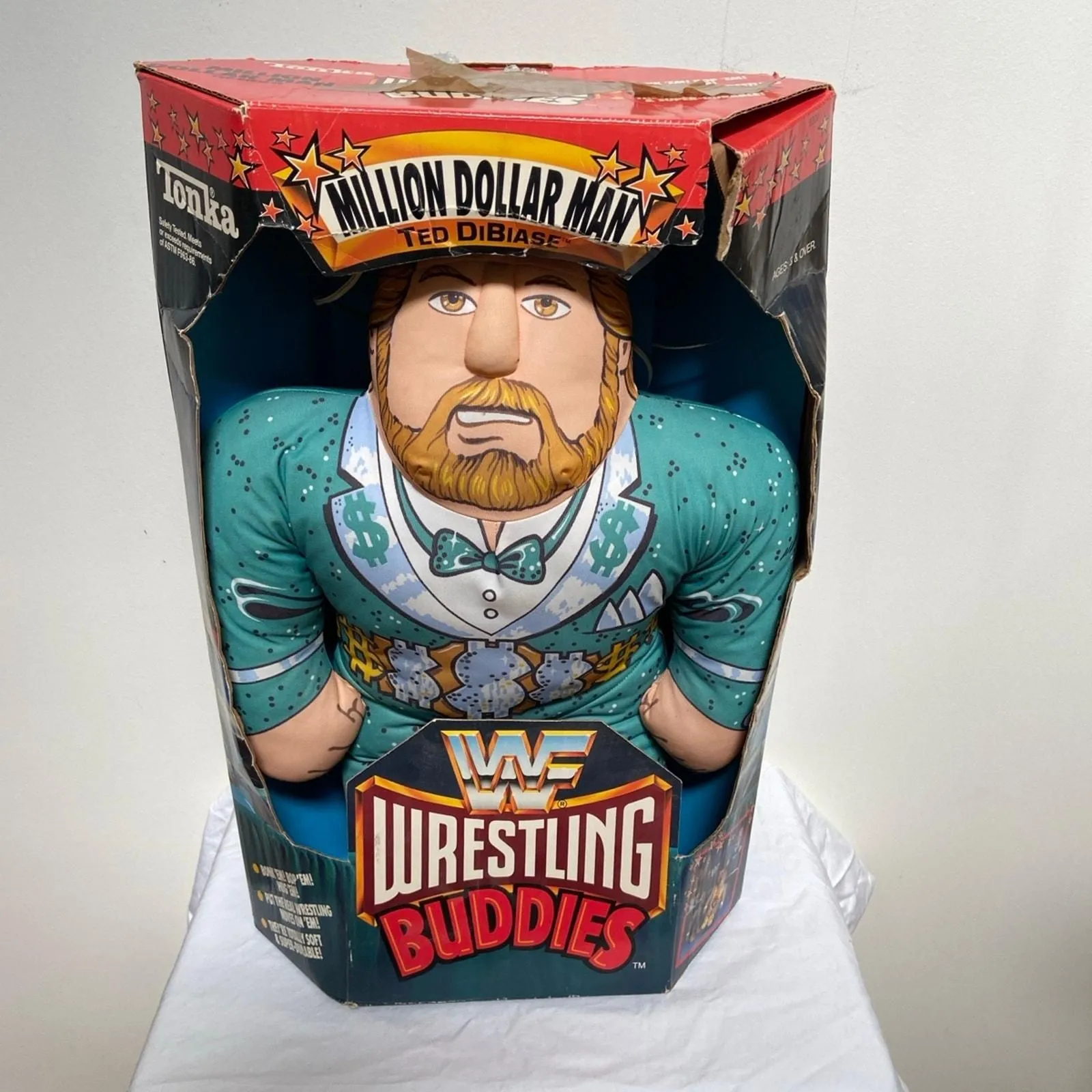 Wwf wwe store Tonka Million Dollar Man wrestling buddies