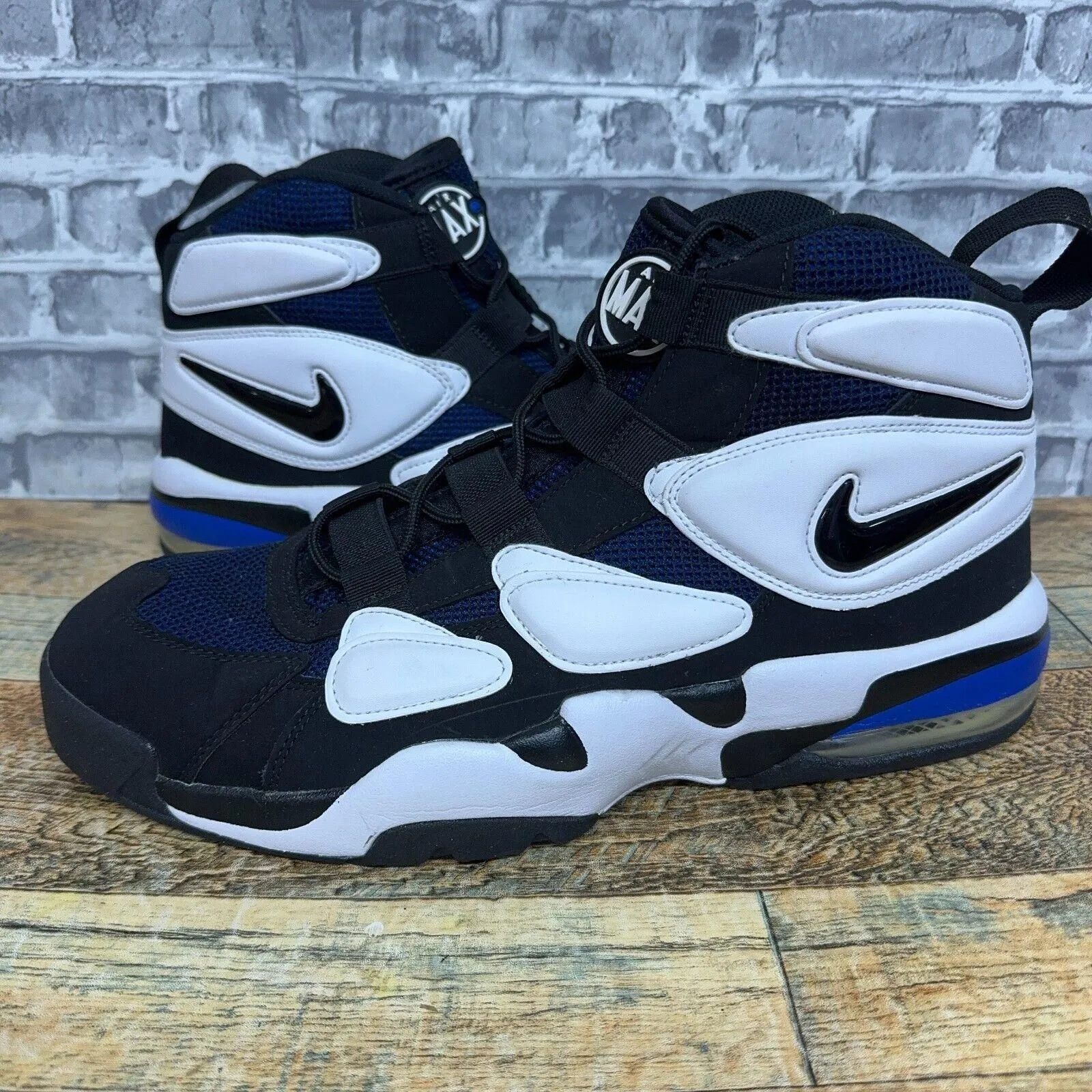 Nike Air Max 2 Uptempo 94 OG White Black Blue Duke 2017 922934 101 Mens Size 15 Whatnot Buy Sell Go Live