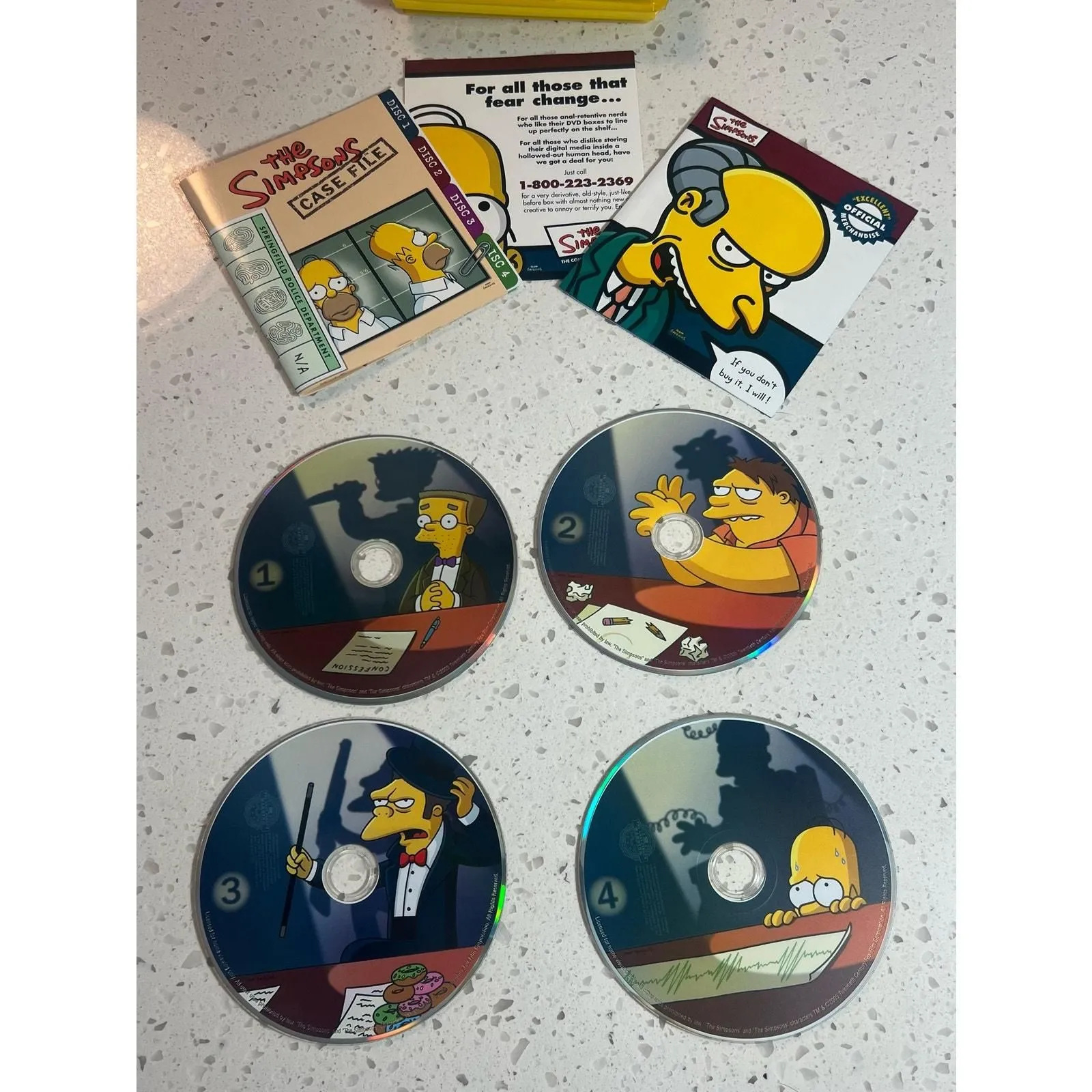 The Simpsons Season 6 DVD Collector's Edition Box Set Homer Head