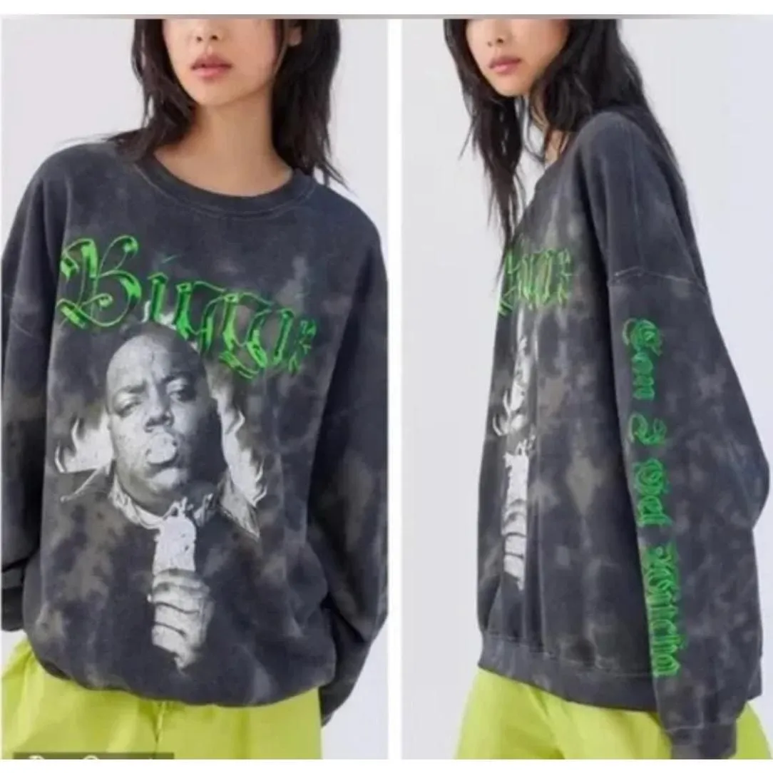 Urban Outfitters Notorious B.I.G. Can I Get Pullover Sweatshirt Size S/M shops