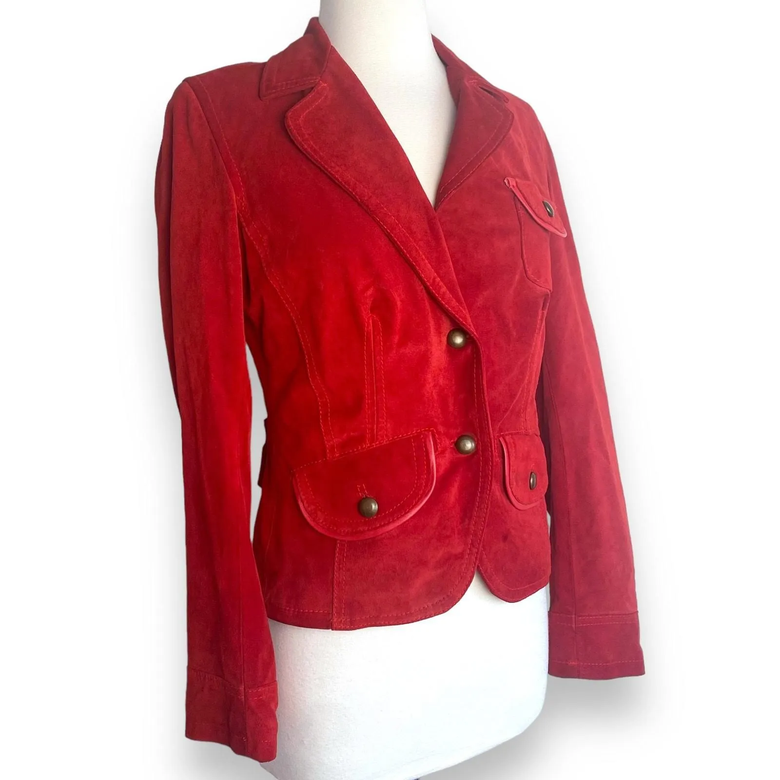 Vera pelle suede jacket sales
