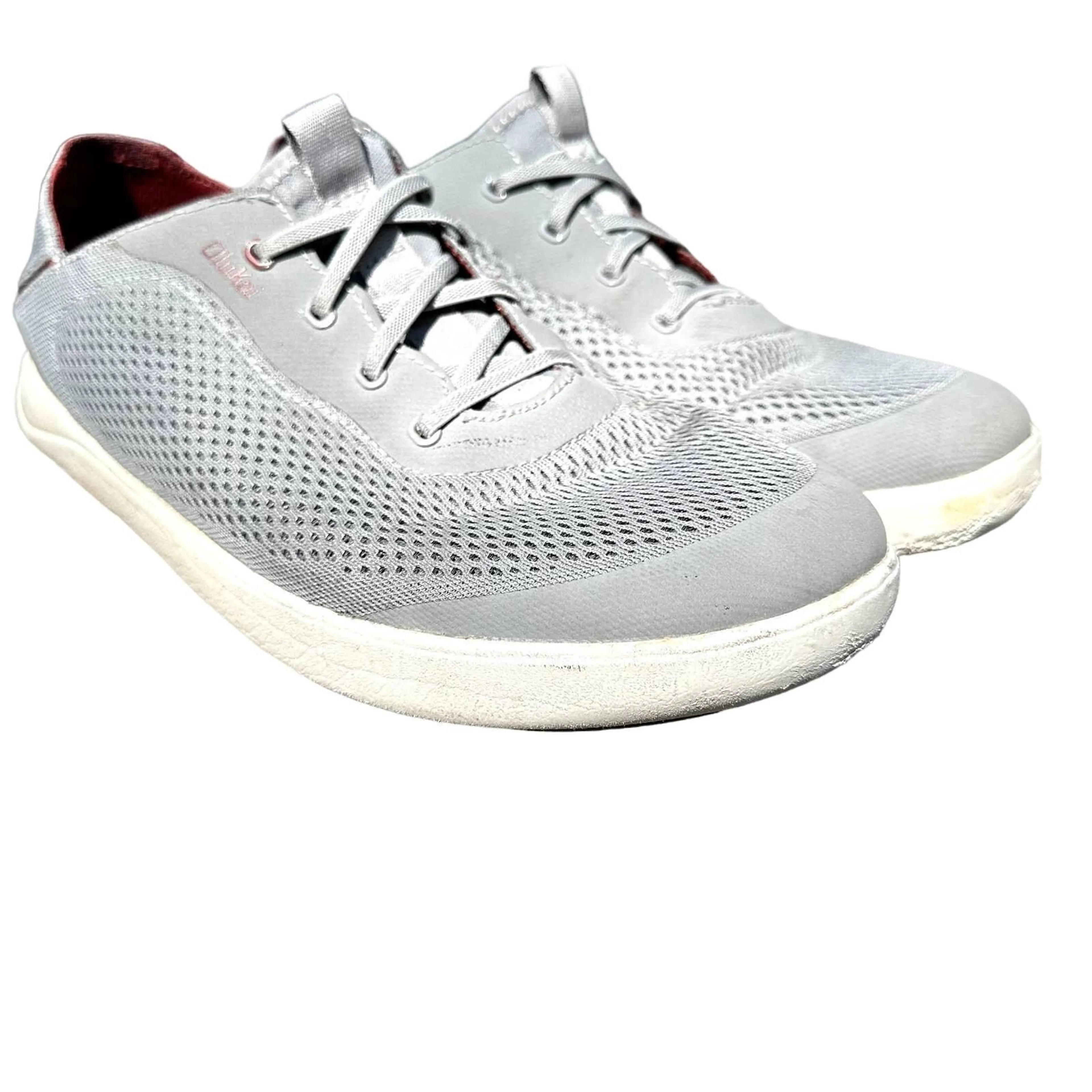 Olukai Moku Pa'e Sneakers Low Top Breathable Knit Removable Insole Gray 10.5  · Whatnot: Buy, Sell & Go Live