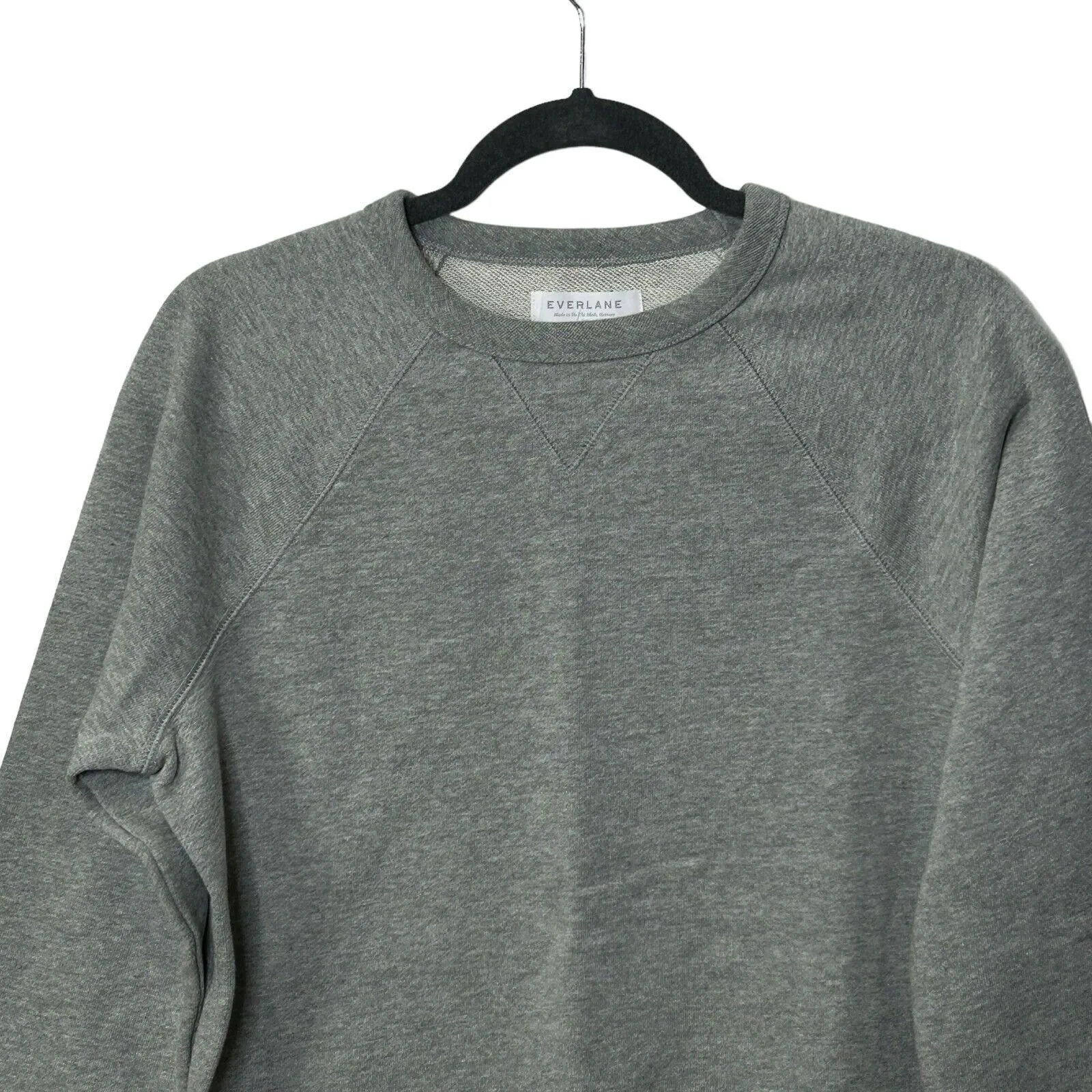 NWT Everlane The cheapest Unisex French Terry Crew XXS Gray