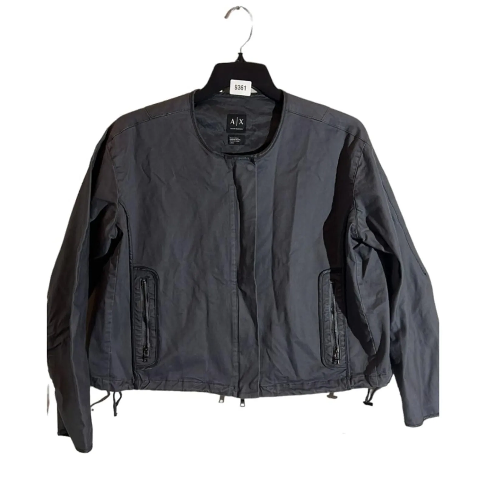 Armani exchange moto jacket deals