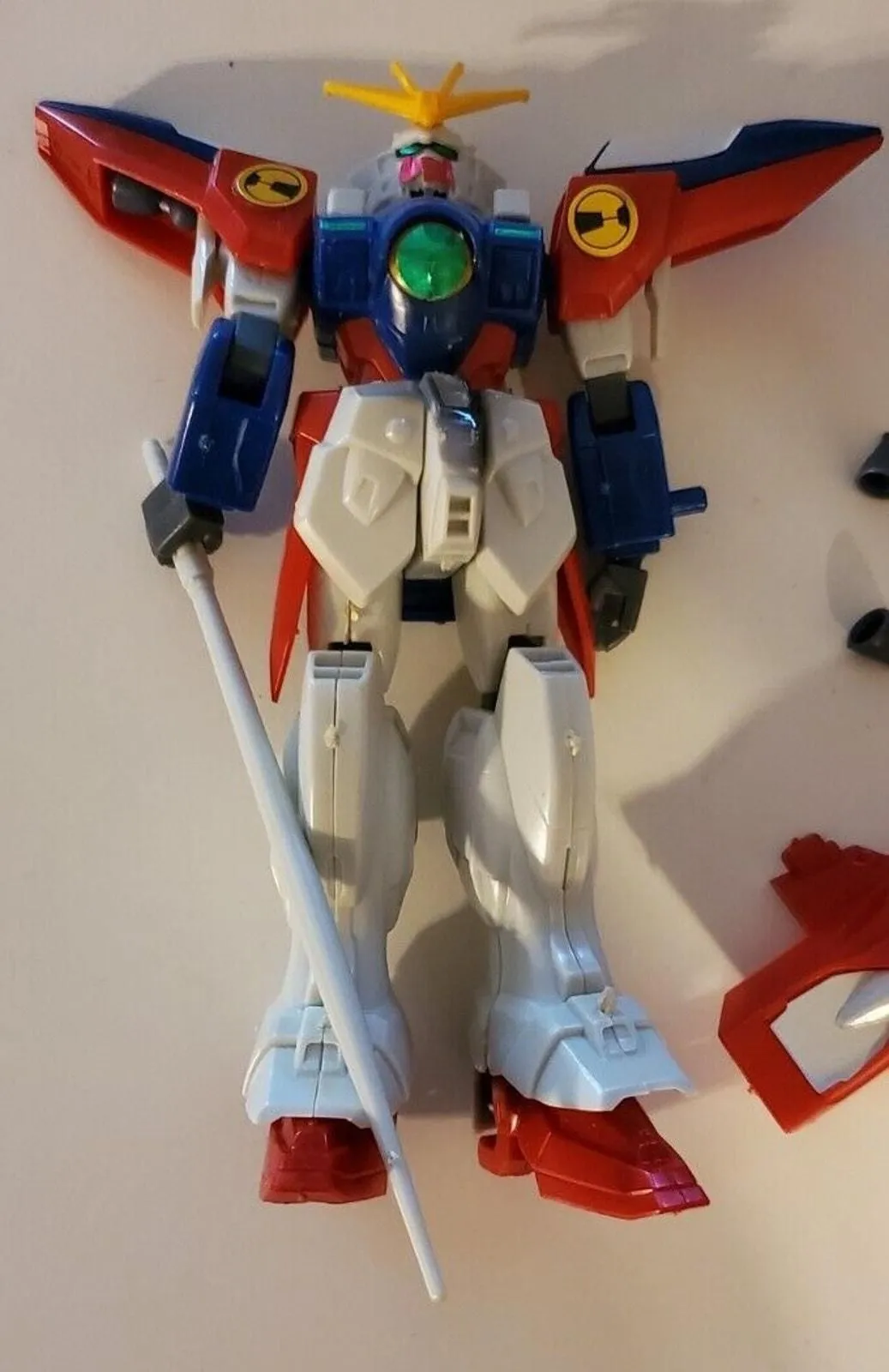 1995 Japan Bandai 3509 Wing Gundam 0 Zero Action Figure