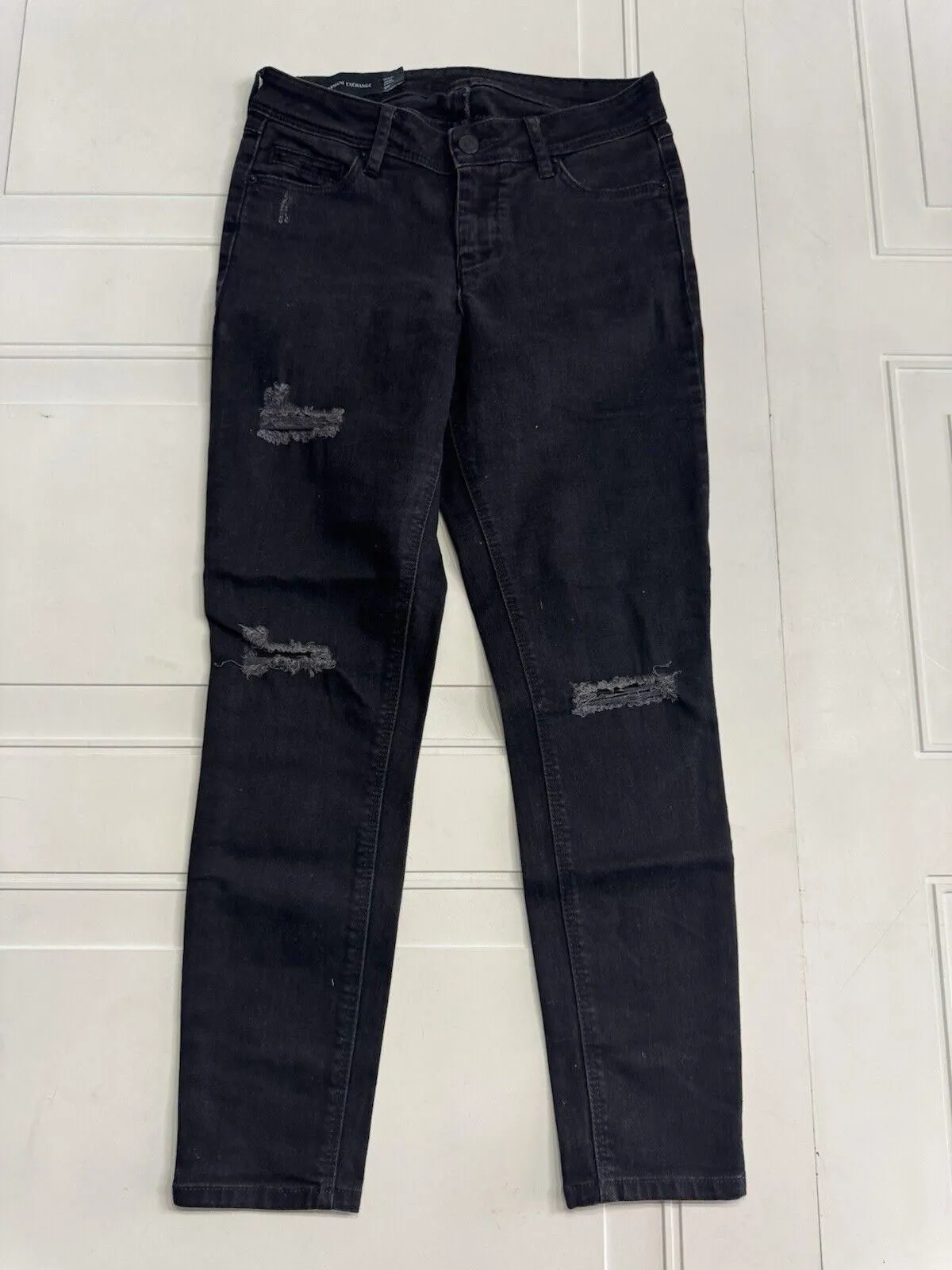 Armani Exchange cheapest Black Skinny Jeans Size 26 NWT