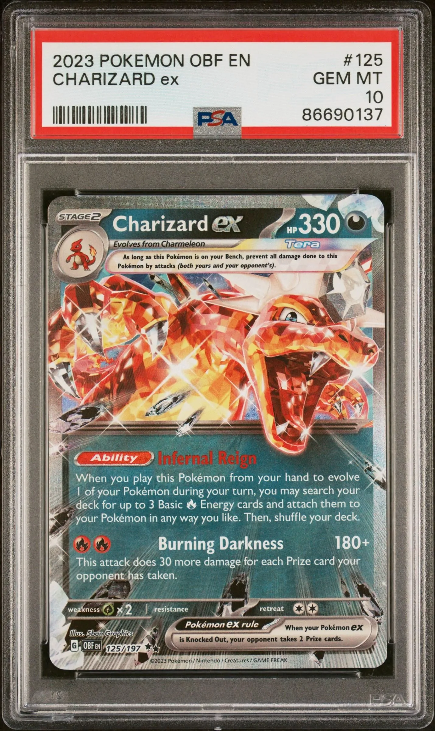2023 PokéMon TCG Charizard EX #125 PSA 10 · Whatnot: Shop, Sell