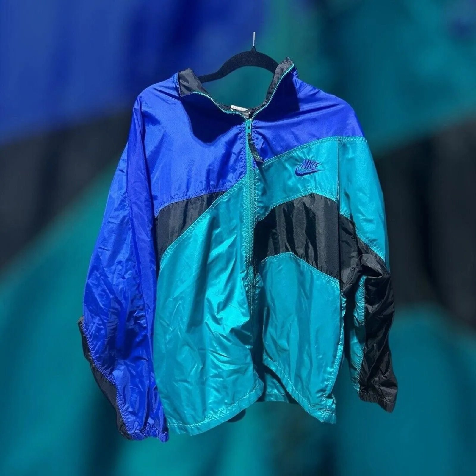 Vintage nike colorblock windbreaker discount