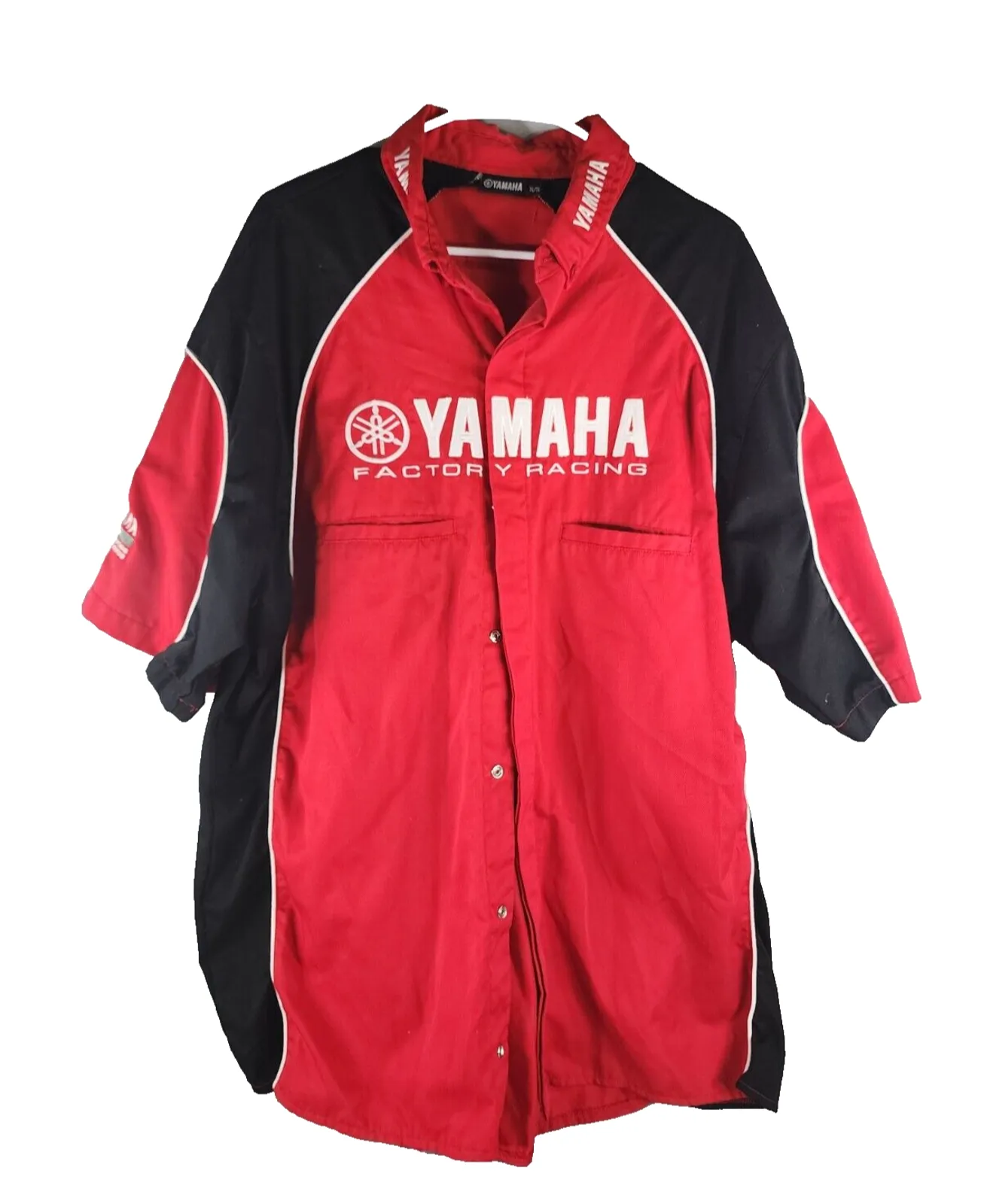 Yamaha Factory Racing Team Shirt XL Red Black Genuine Parts