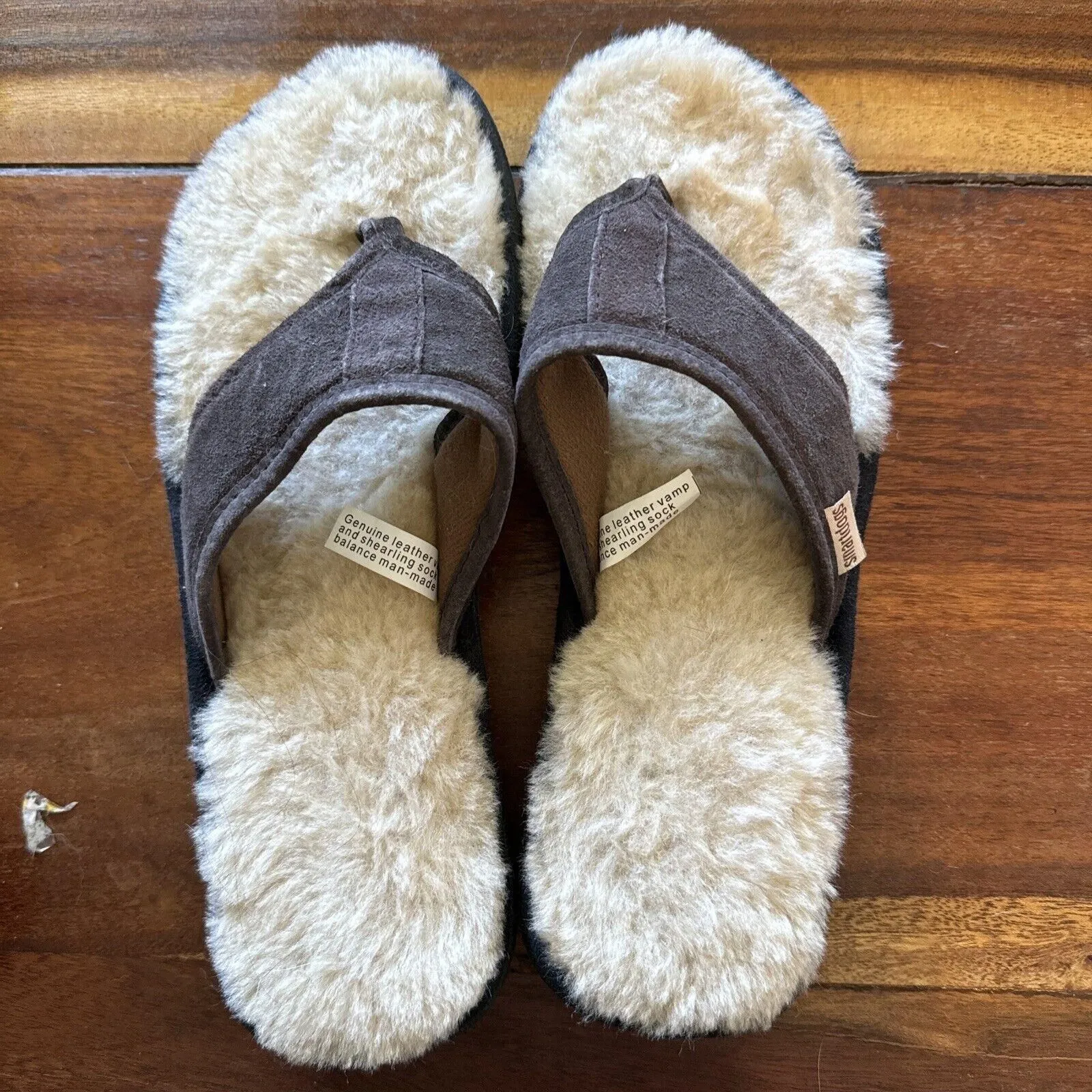 Smartdogs Flip Flop Winter Suede Sandals Womens Size L Whatnot Buy Sell Go Live