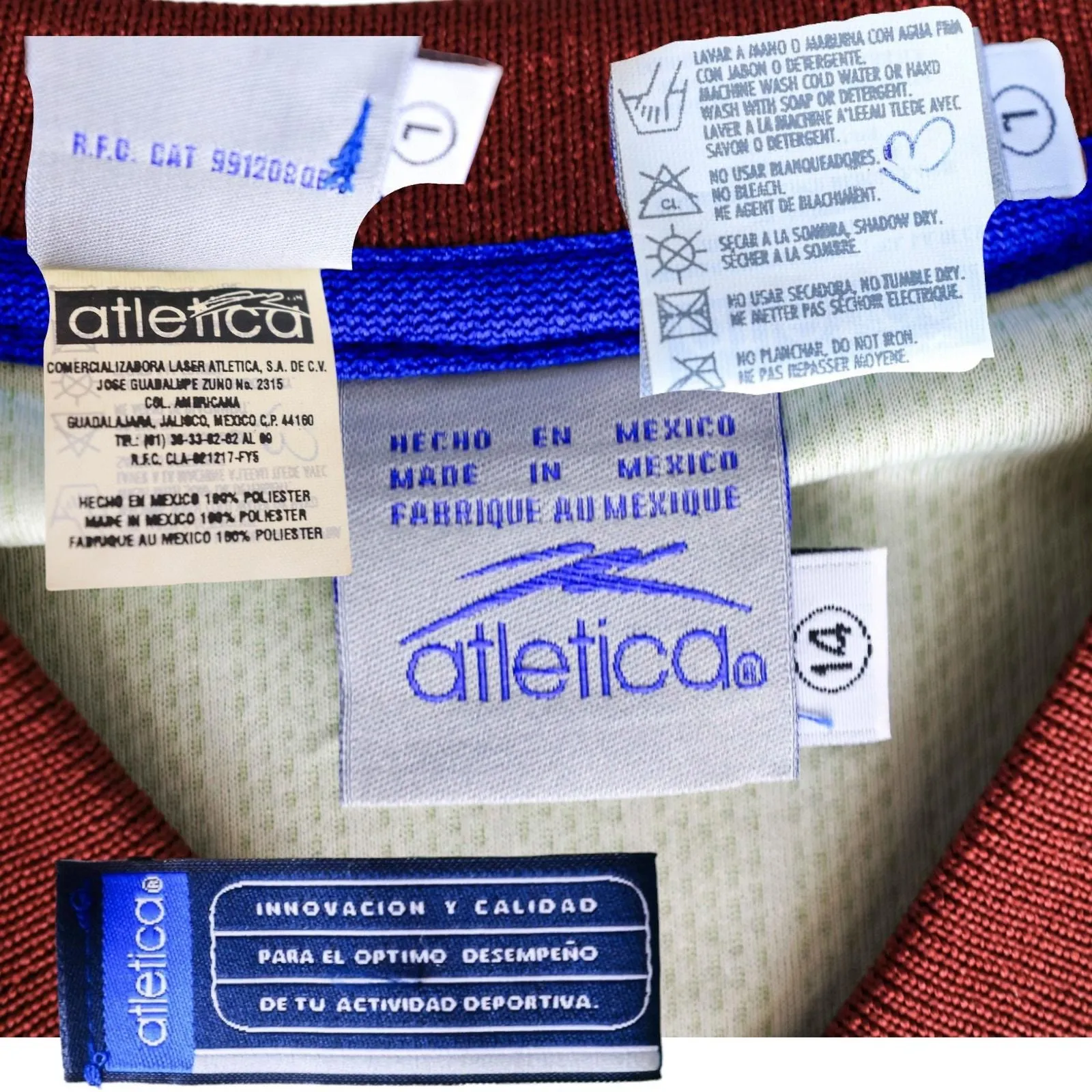 Atletica Vintage 90's MLS Nestle Milo Youth L 14 Green