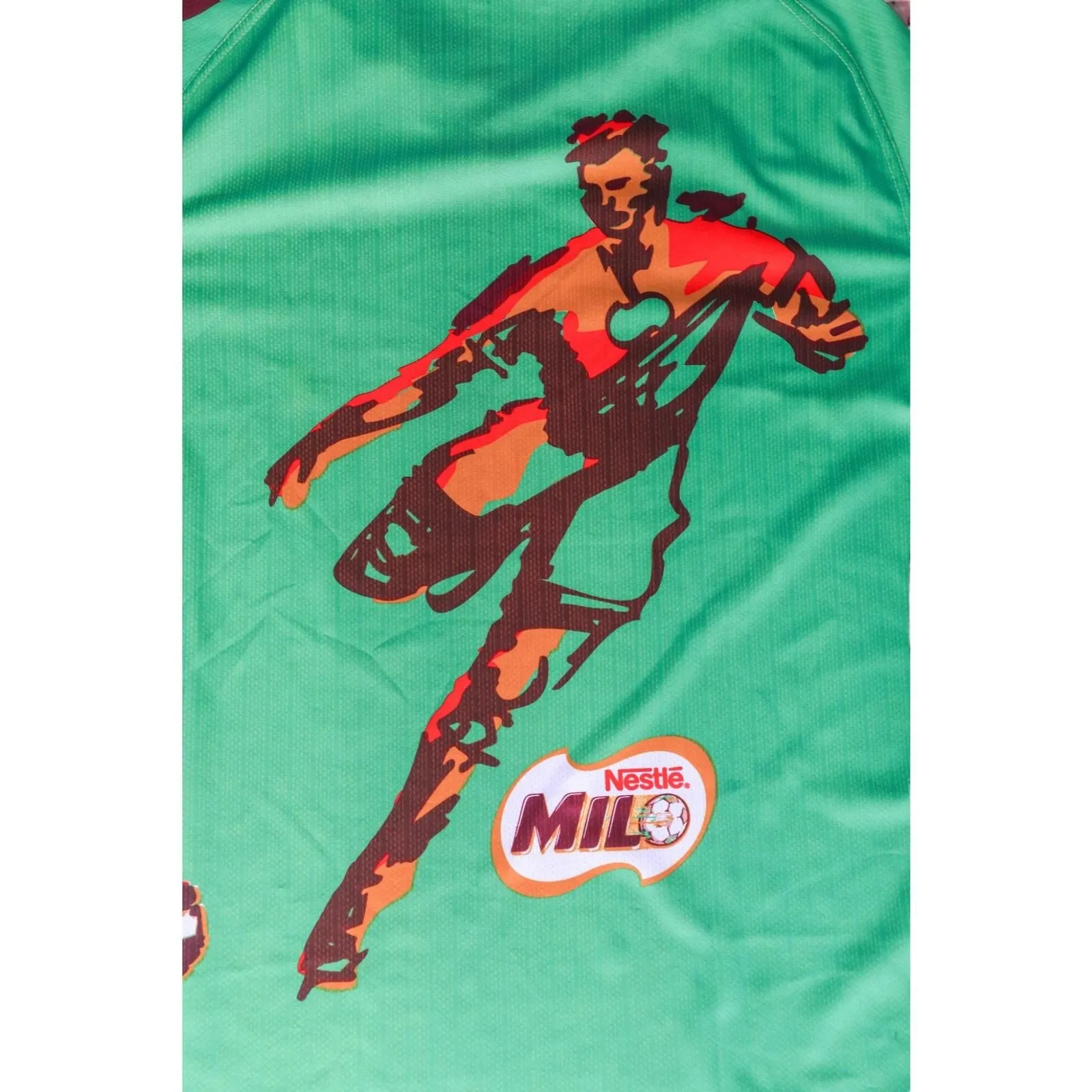 ウェア 00s \"MILO nestle soccer jersey\" Vintage Atletica Nestle Milo MLS Green Gold Soccer Jersey