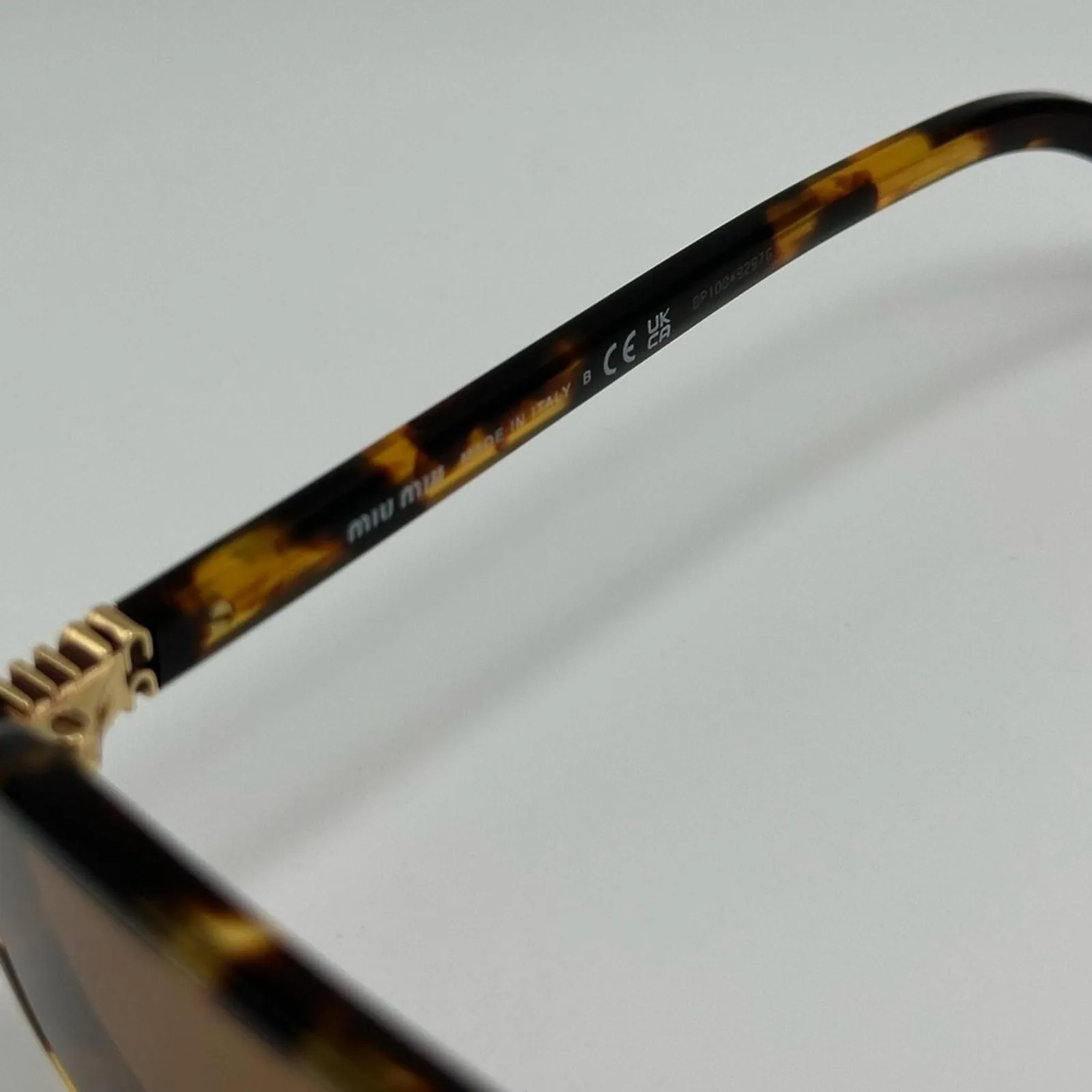 MIU MIU Sunglasses MU11ZS VAU2Z1 Honey Havana/Brown Women