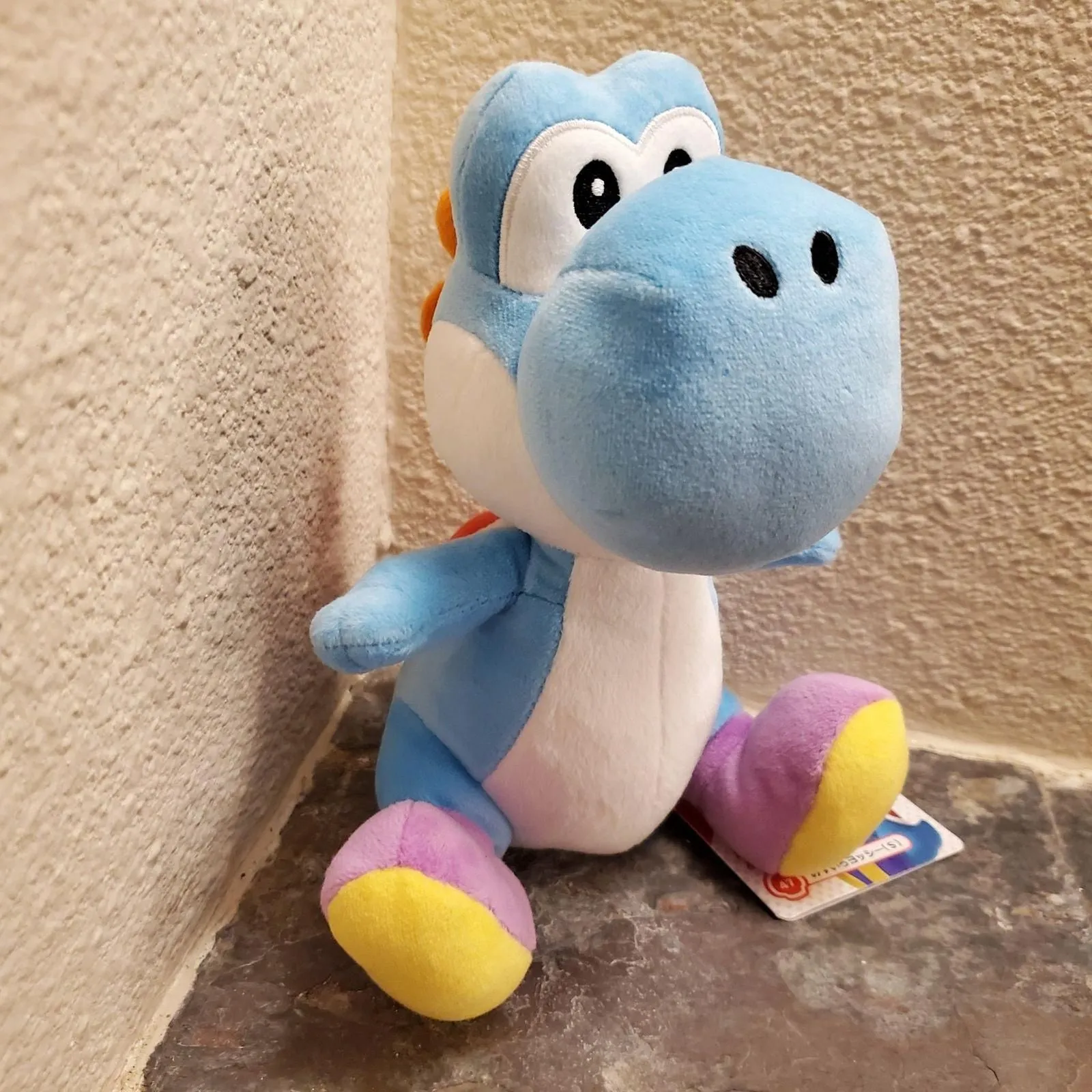 Plush Yoshi Light Blue 8 inch NEW Super Mario Nintendo Whatnot Buy Sell Go Live