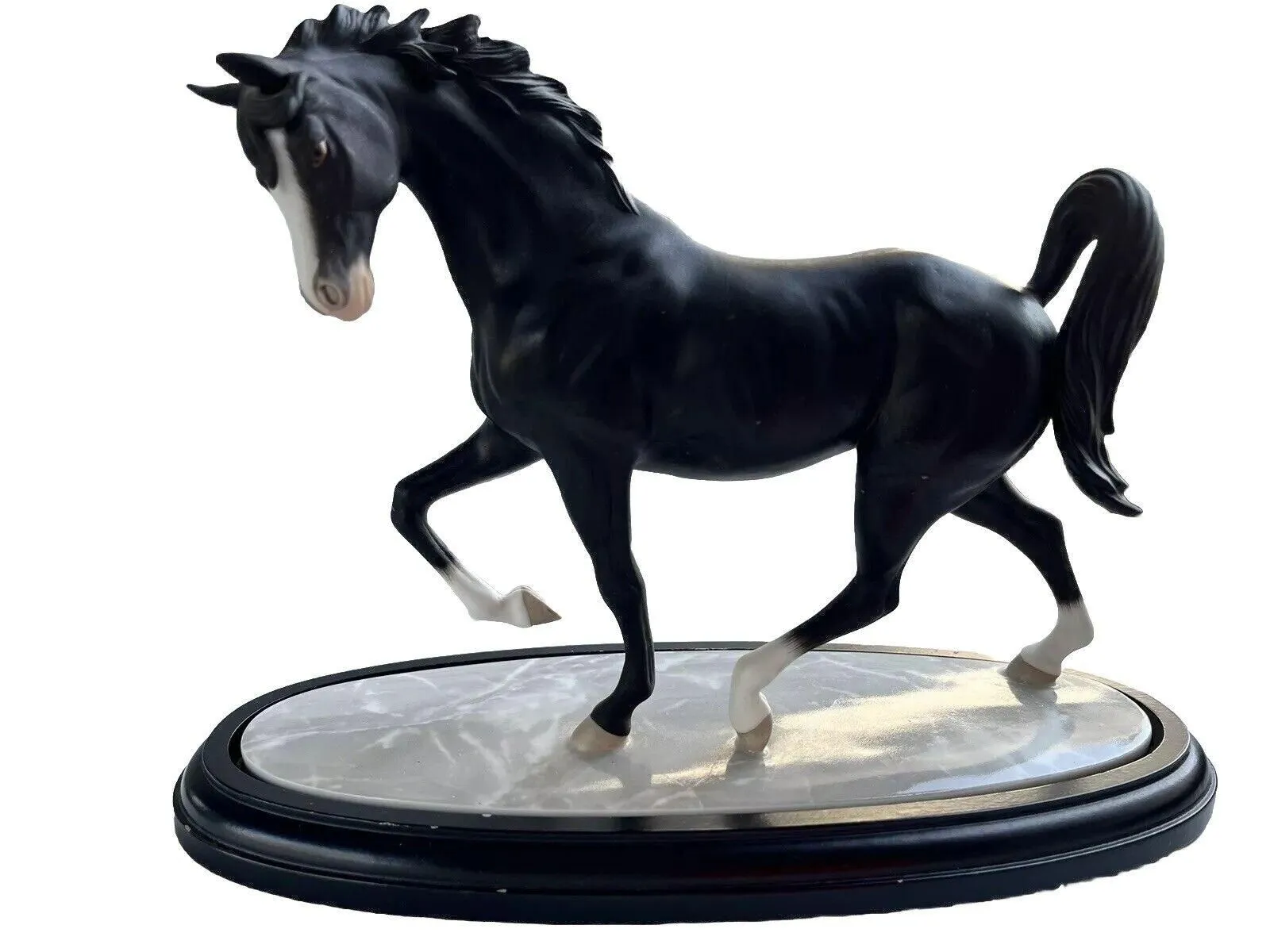 Lenox Arabian Horse Statue and assorted eggs in pic online reserved for Grandbabies