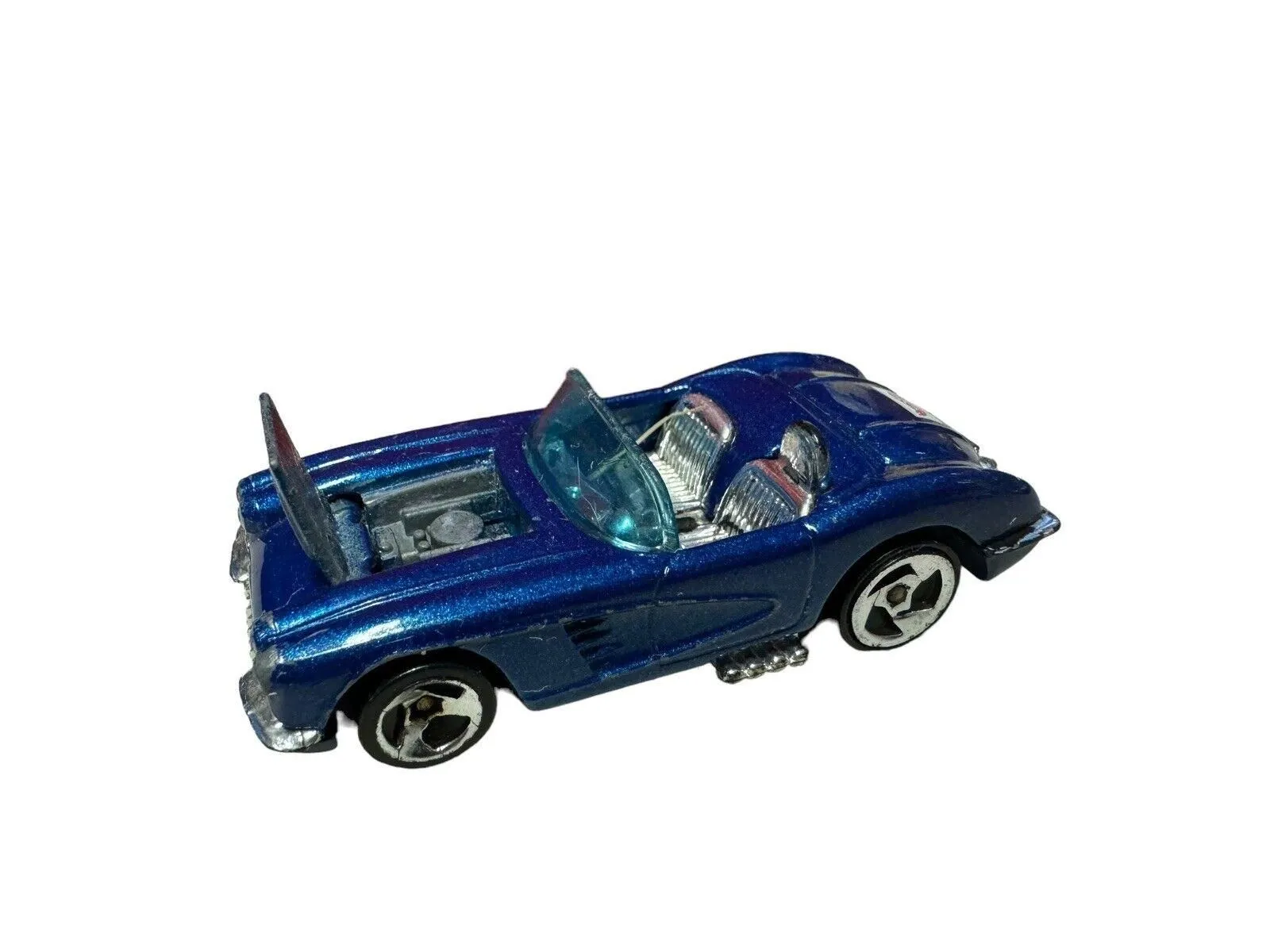 1994 Hot Wheels '58 Corvette Coupe Metallic Blue Diecast