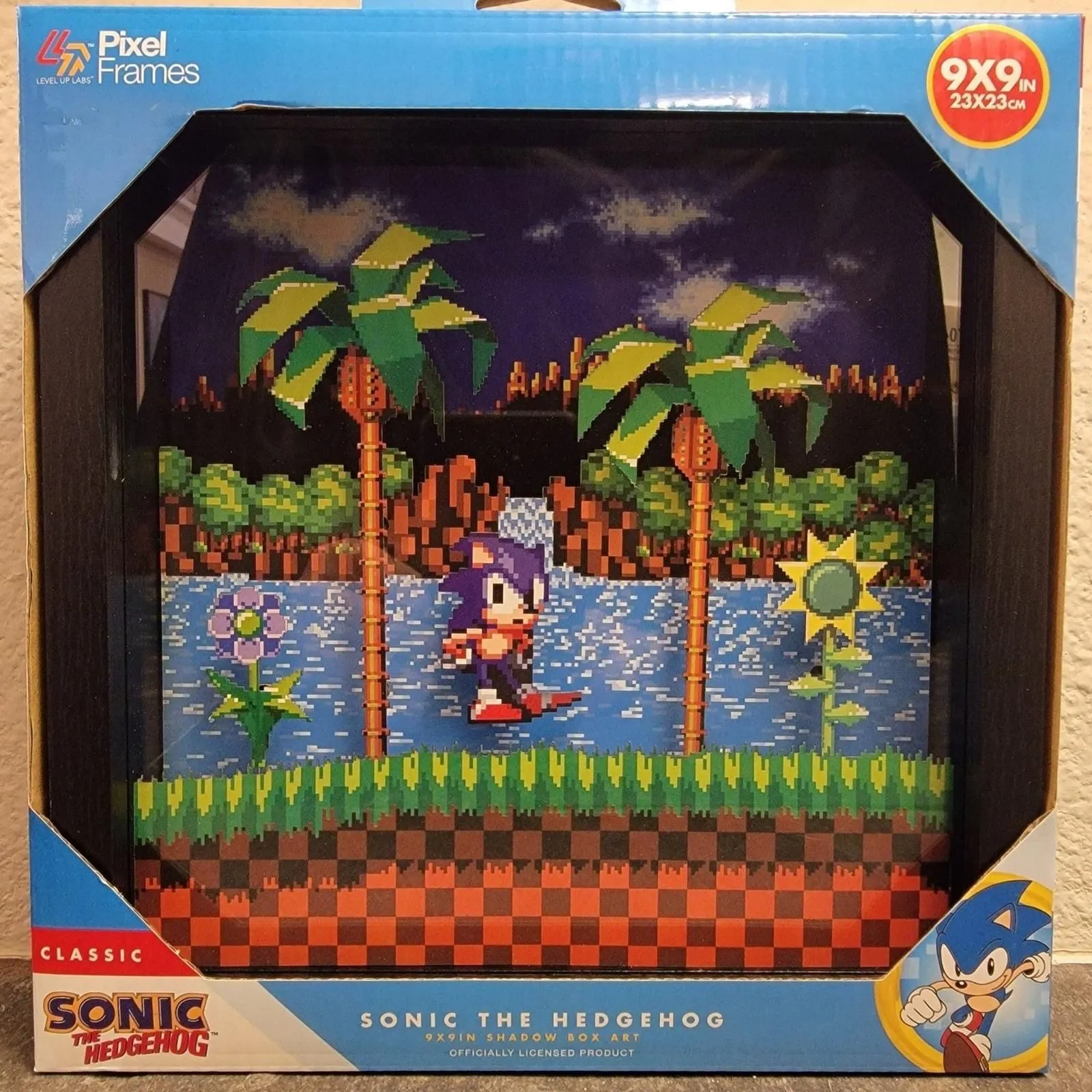 ソニック ピクセル フレーム Pixel Frame 飾り 海外限定 ソニック ピクセル フレーム Pixel Frame 飾り 海外限定