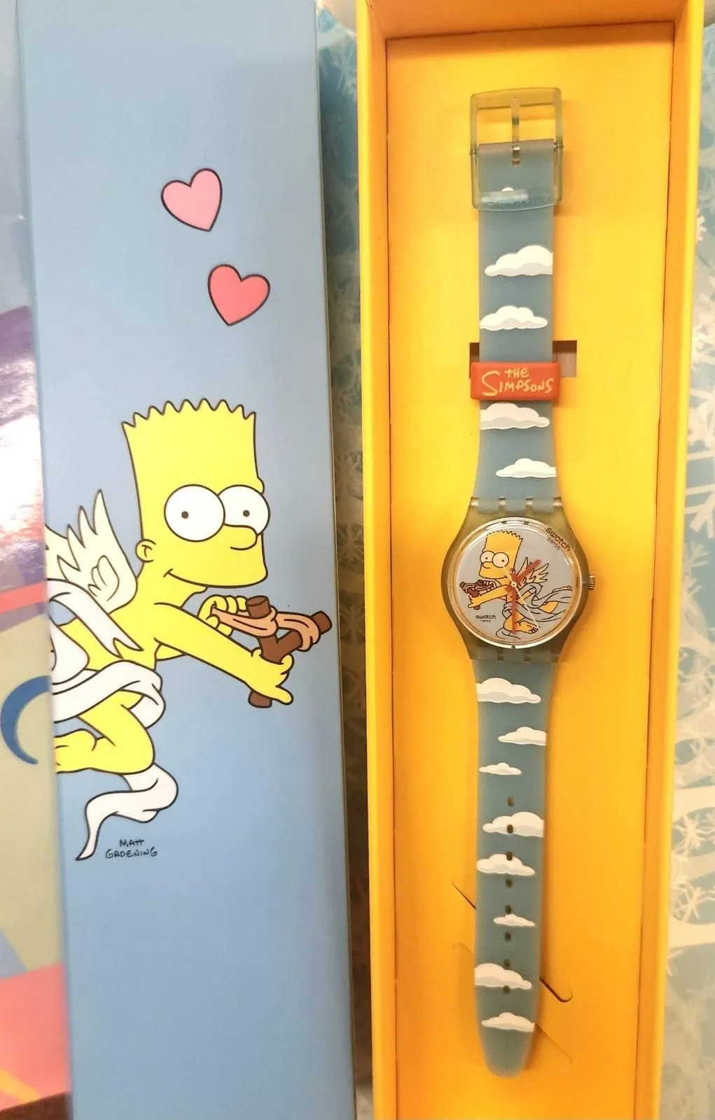 Swatch watch ANGEL BART SO28Z115 The Simpson's Collection