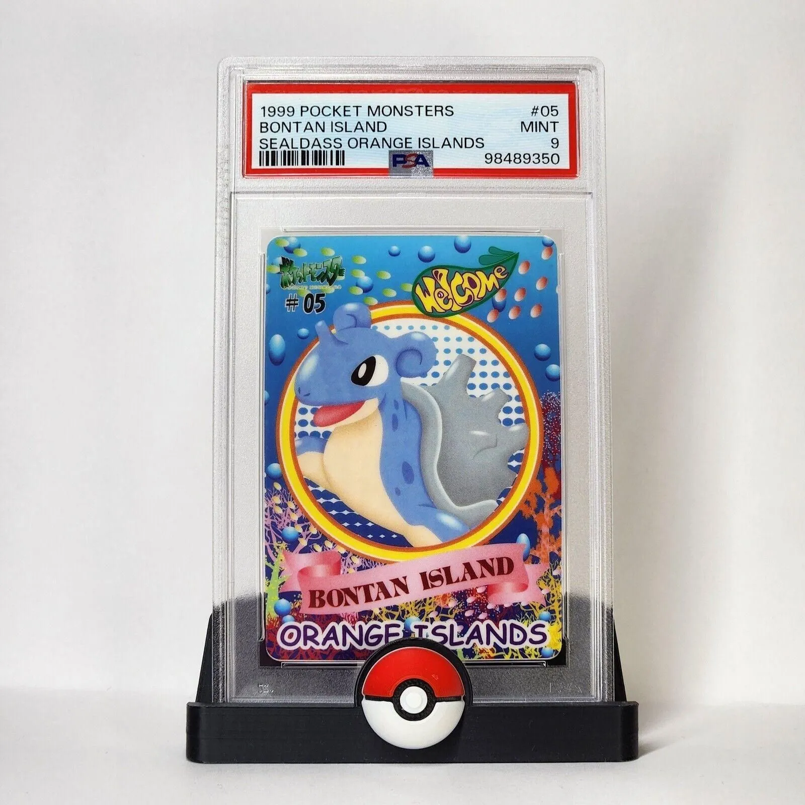 Lapras Sealdass Orange Islands #5 Bandai Japanese 1999 Pokemon