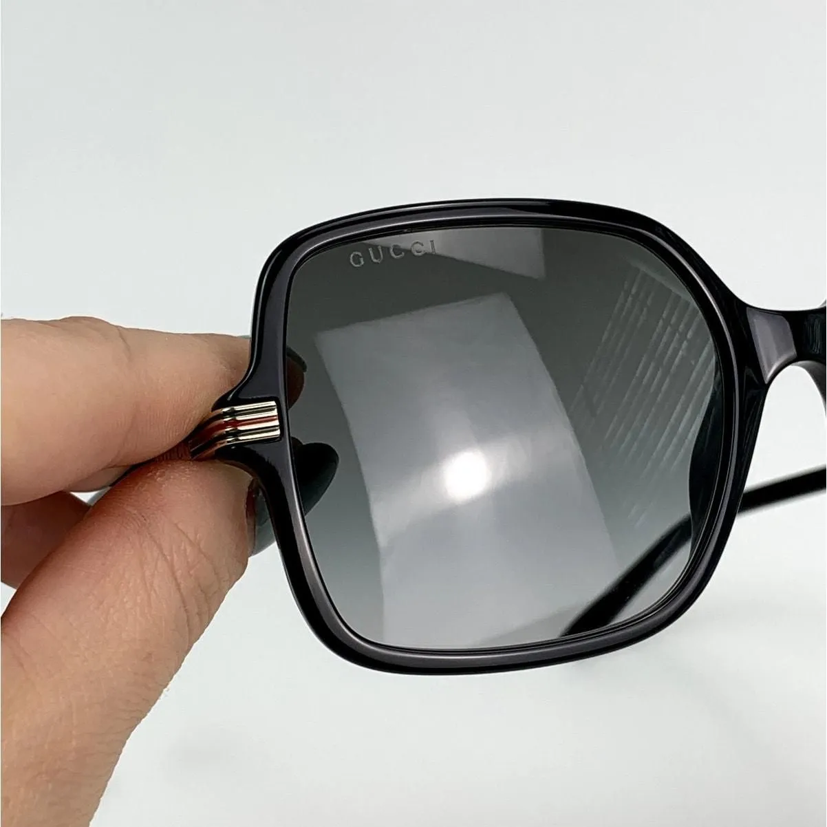 NEW Gucci Sunglasses GG1449S 001 Black Grey Women Authentic