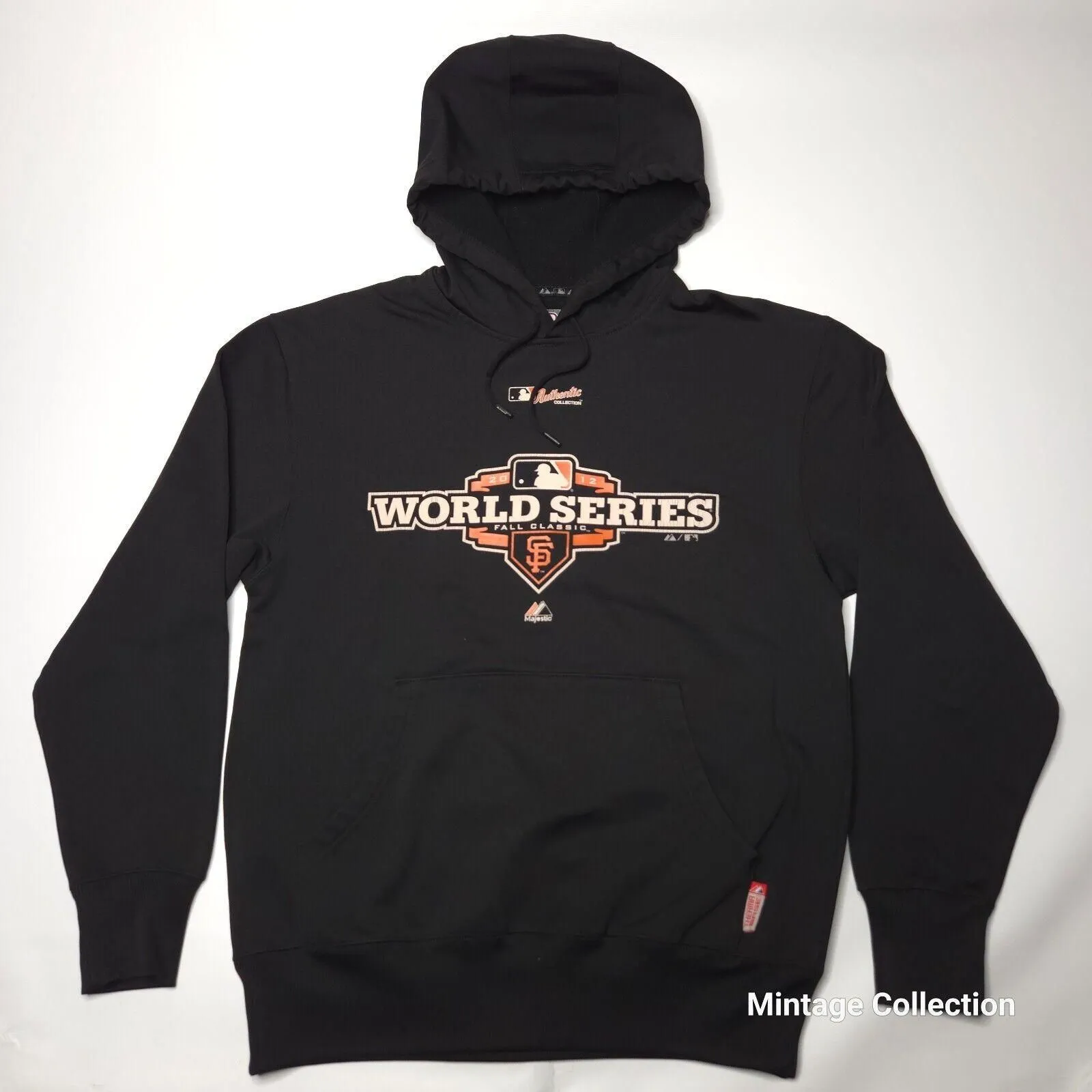 2012 SAN FRANCISCO SF GIANTS WORLD SERIES BLACK MAJESTIC