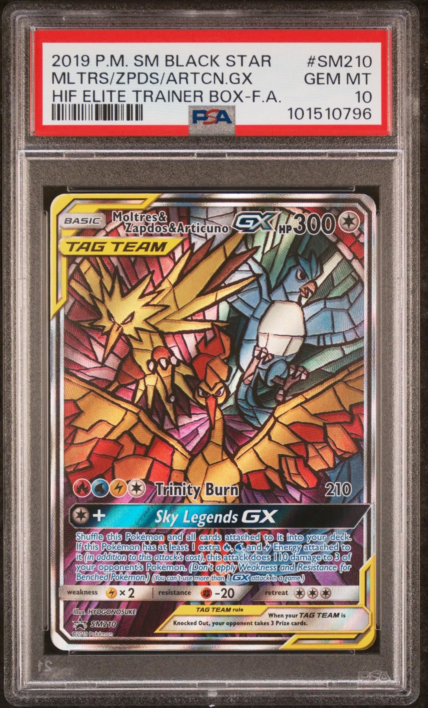 ネクロポーテンス M 0094 2023年版 2019 Pokemon SM Black Star Promo Artcn. GX Zpds Mltrs #SM210