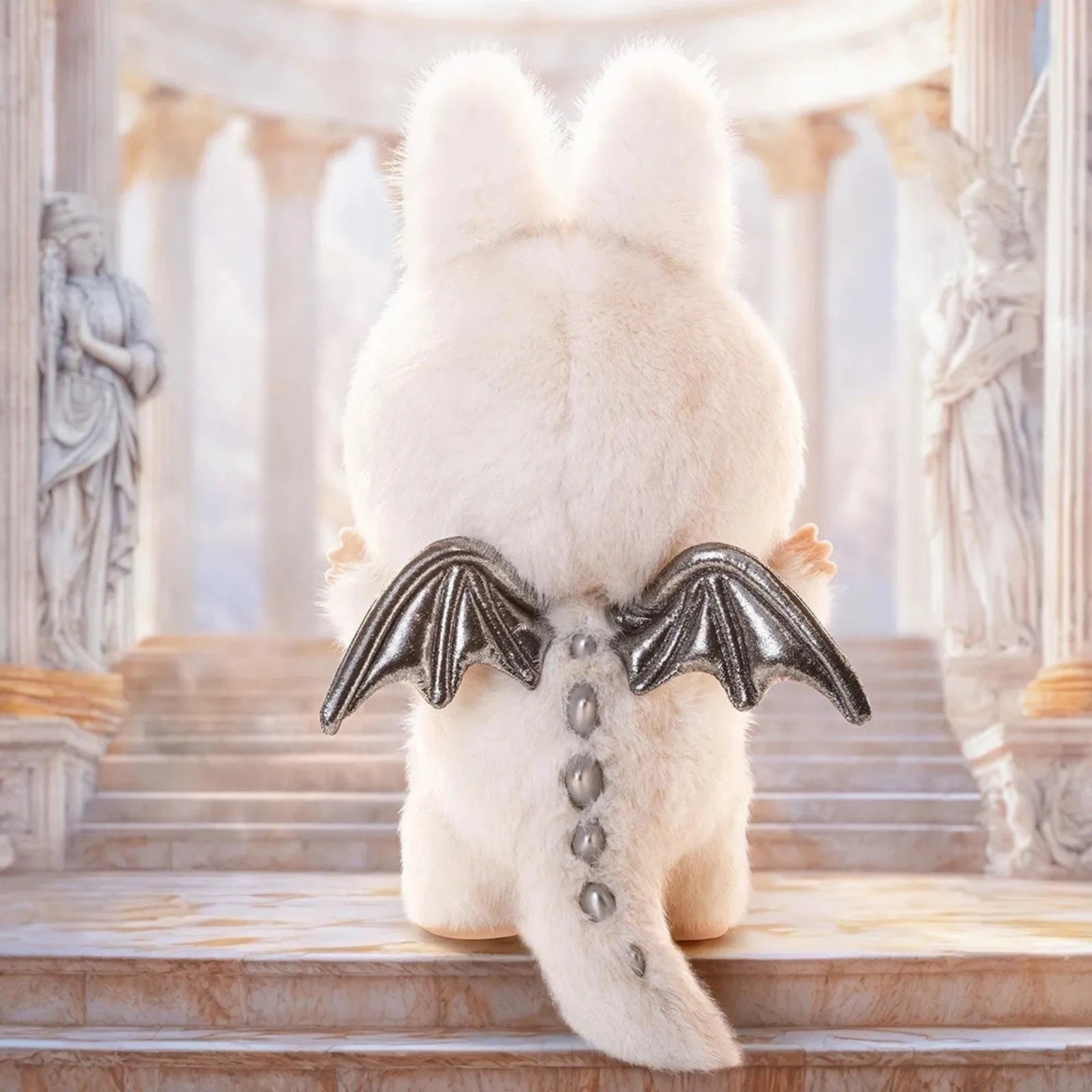 ゆ*︎様 ★大人気★ Labubu ZIMOMO ラブブ Angel ピンク ド Labubu ZIMOMO ふわふわ ぬいぐるみ ラブブ Angel ピンク - メルカリ