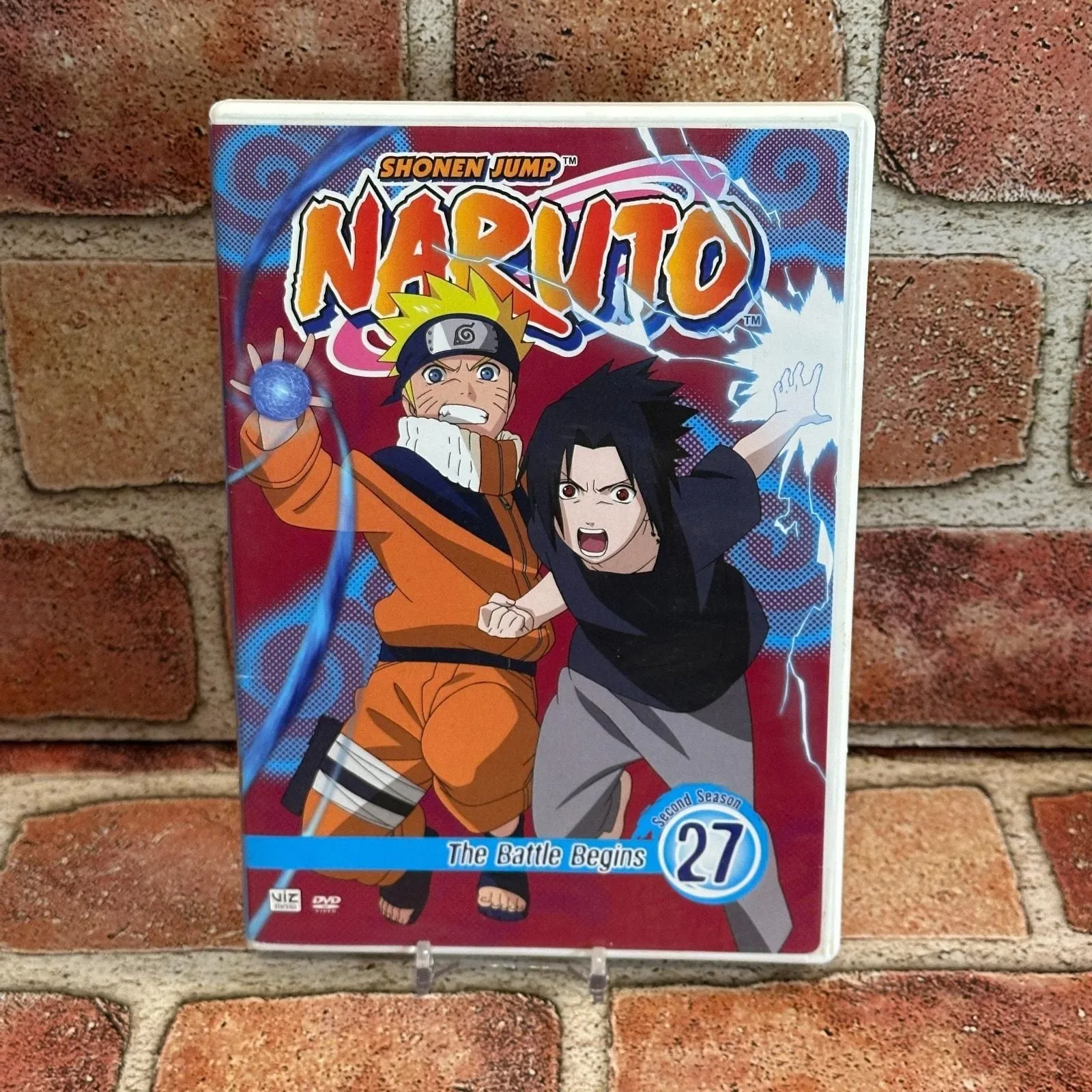 Naruto Vol. 27 The Battle Begins DVD Used Anime Shonen Jump RARE