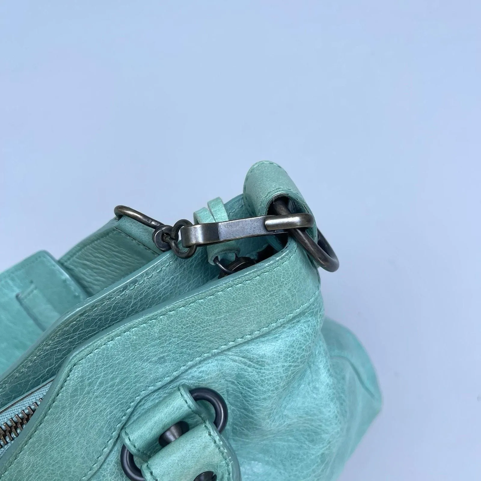 ショルダーバッグ BALENCIAGA The Town 2way Bag Blue Green BALENCIAGA - BALENCIAGA The Town 2way Bag Blue Greenの通販 by